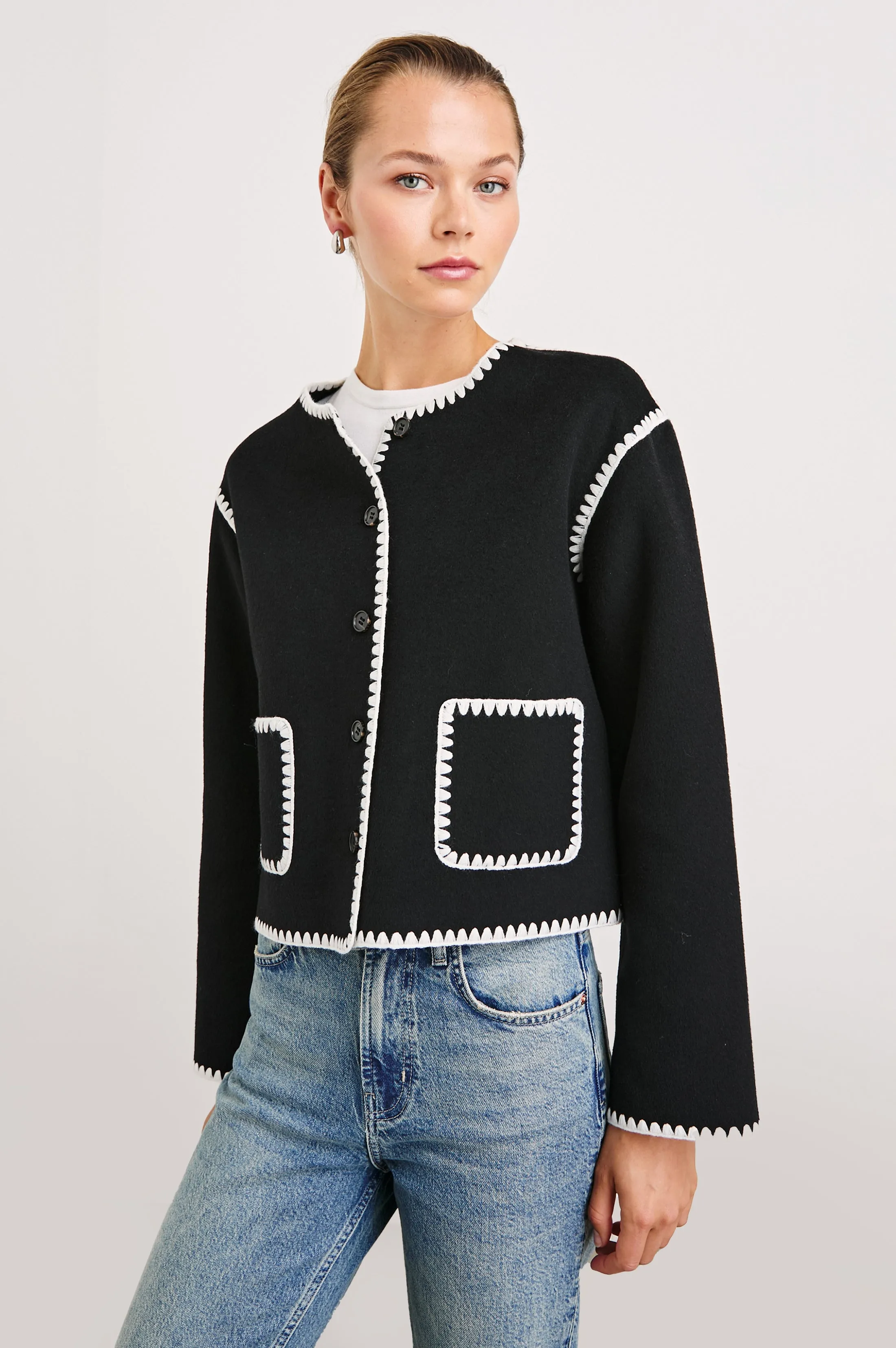 MELANIE JACKET - BLACK Rails