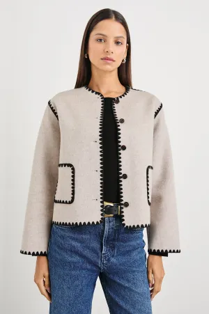 MELANIE JACKET - OATMEAL Rails