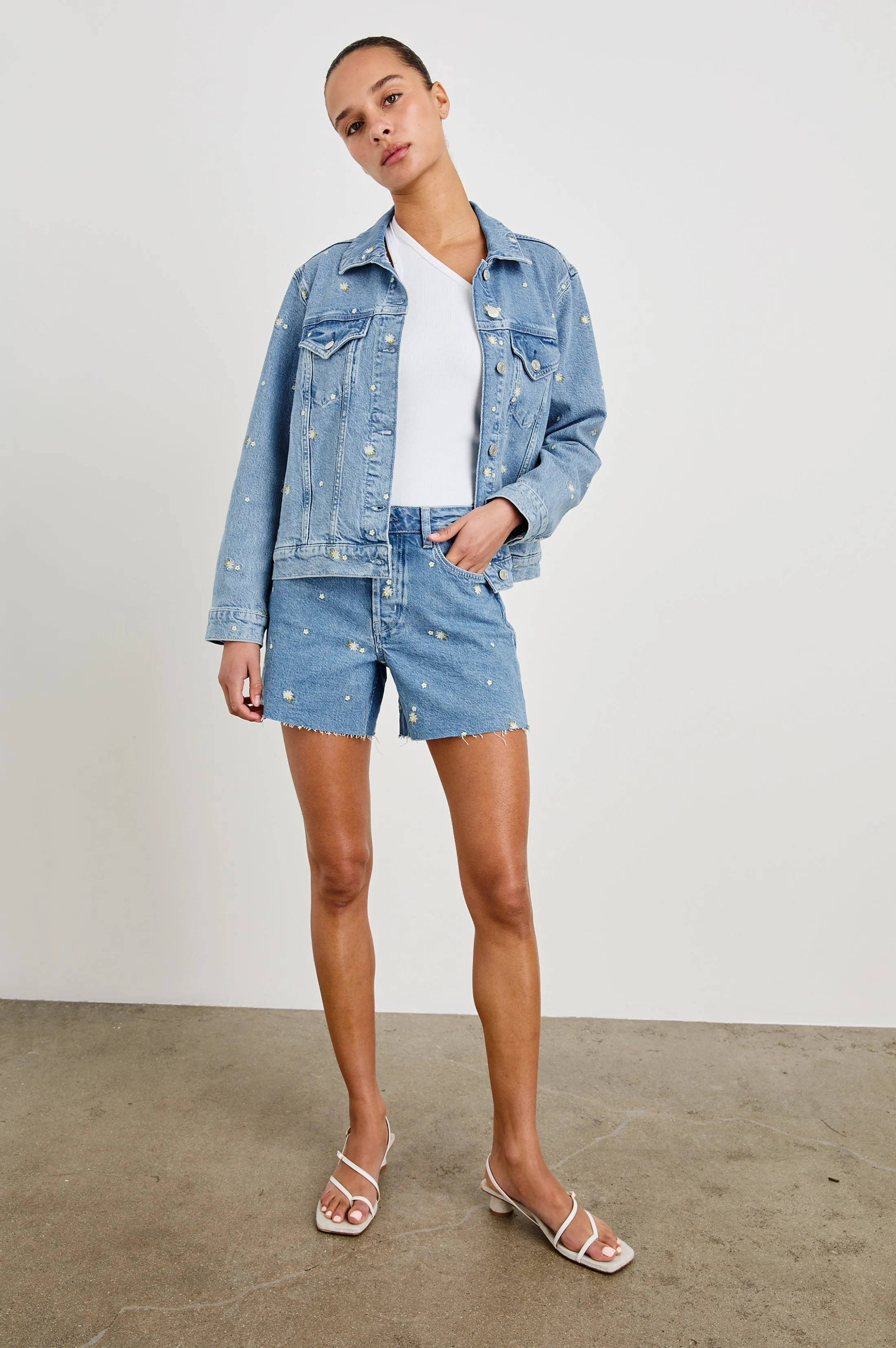 MESA SHORT - INDIGO FLORAL Rails