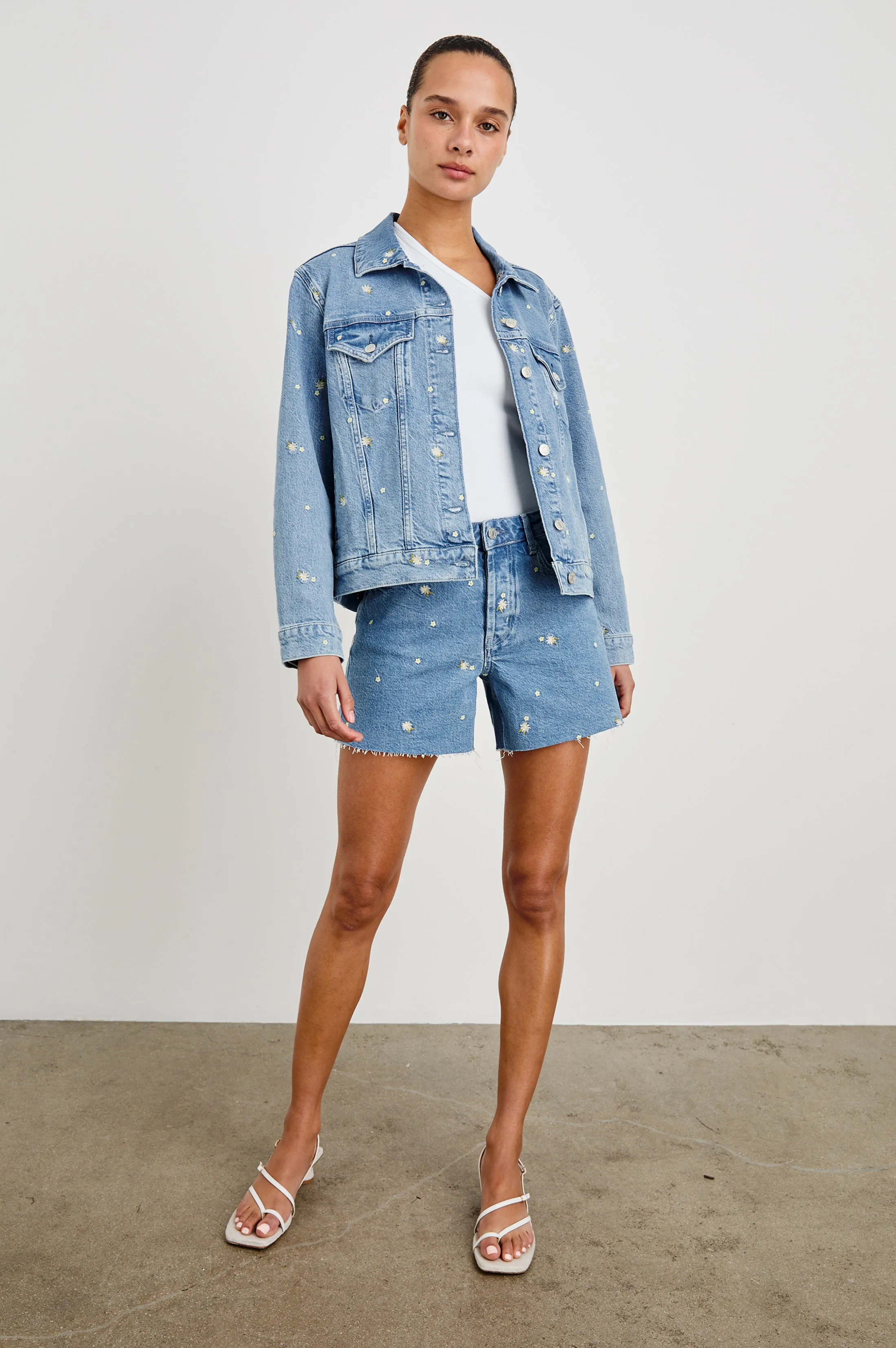 MESA SHORT - INDIGO FLORAL Rails