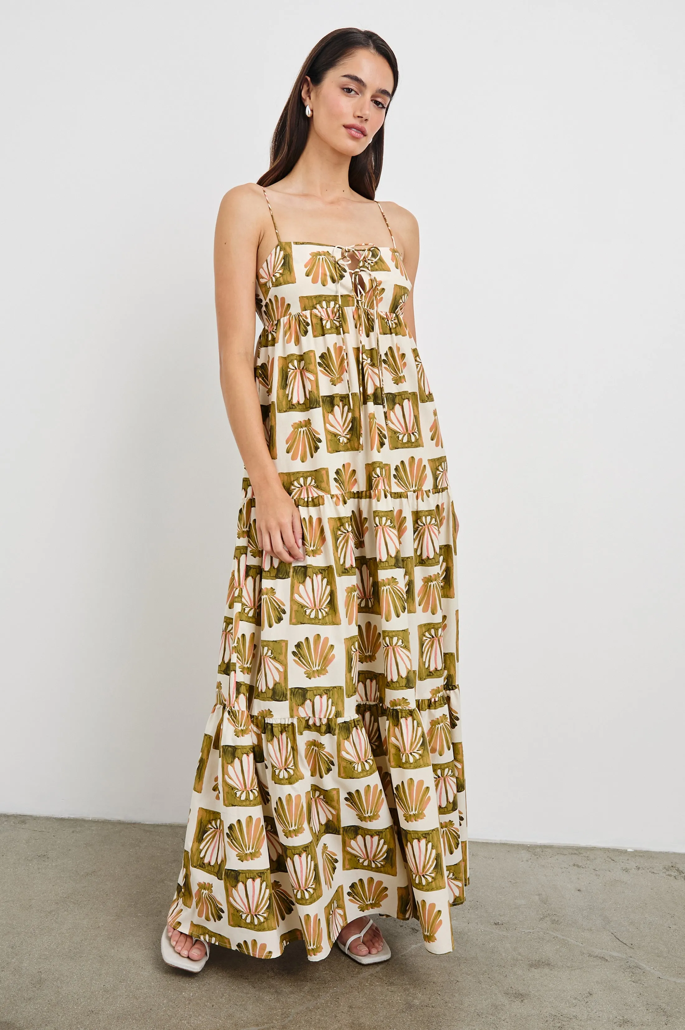 MICA DRESS - CHECKERED SHELLS Rails