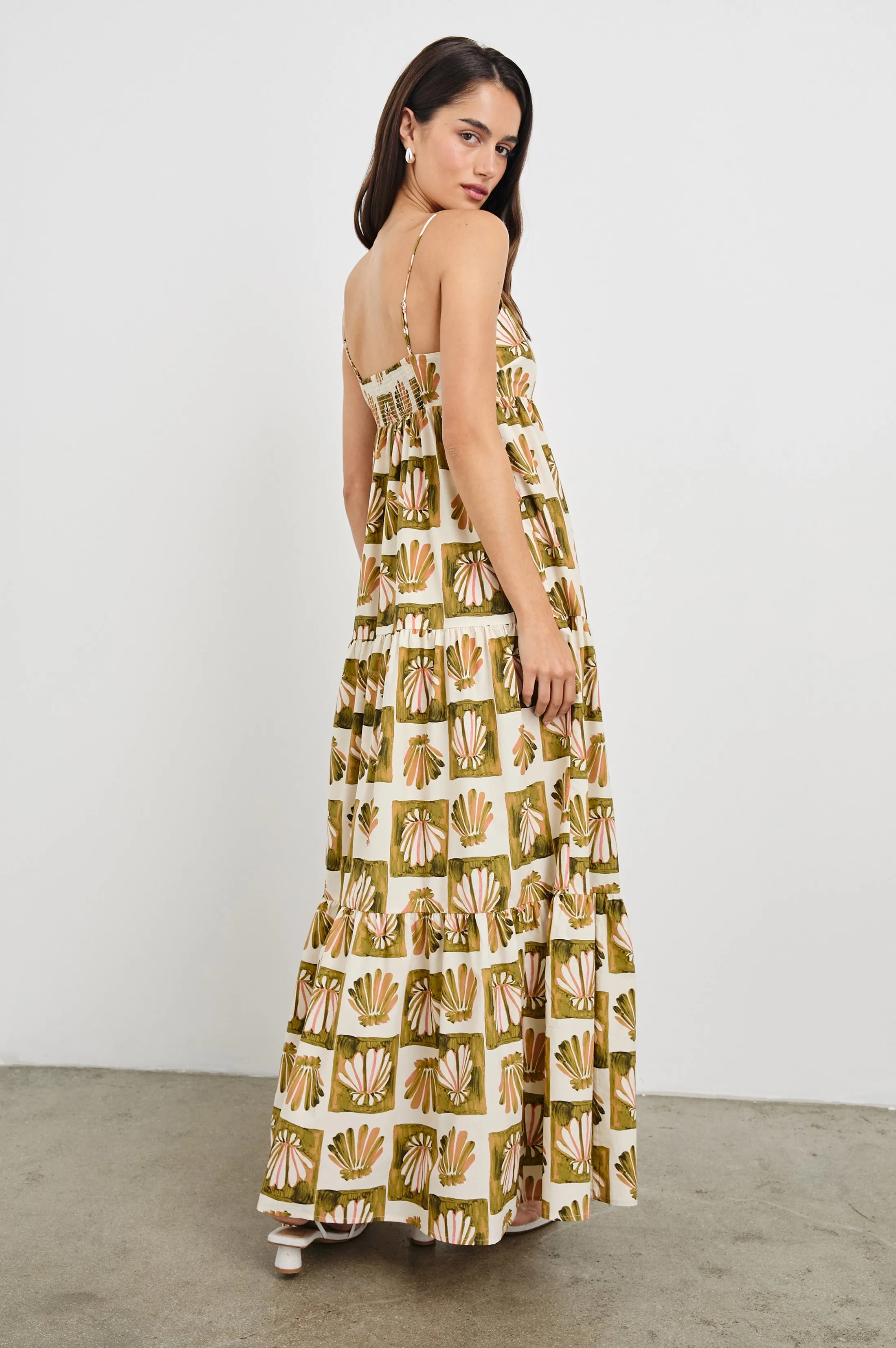 MICA DRESS - CHECKERED SHELLS Rails