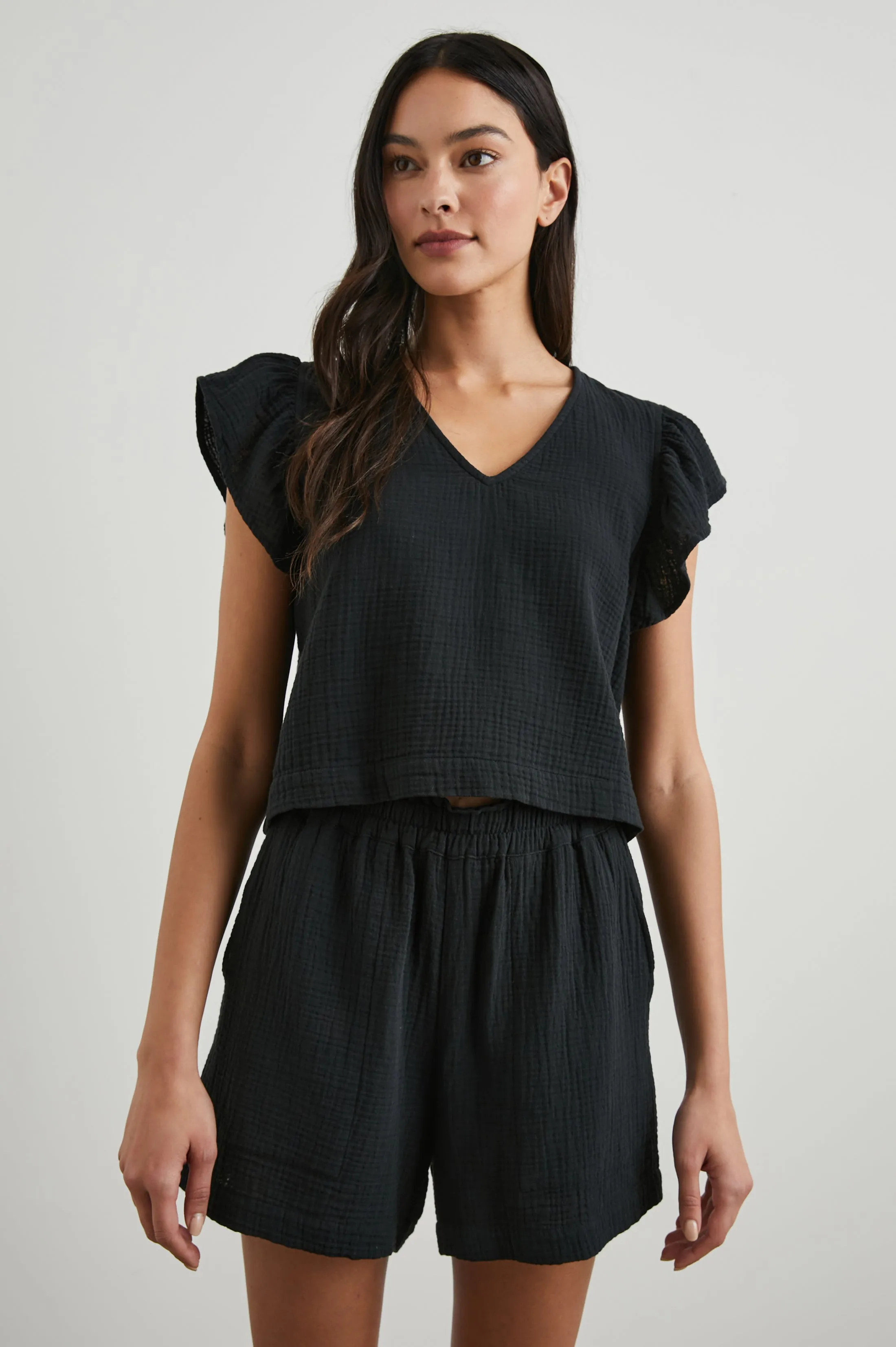 MILEY TOP - BLACK Rails