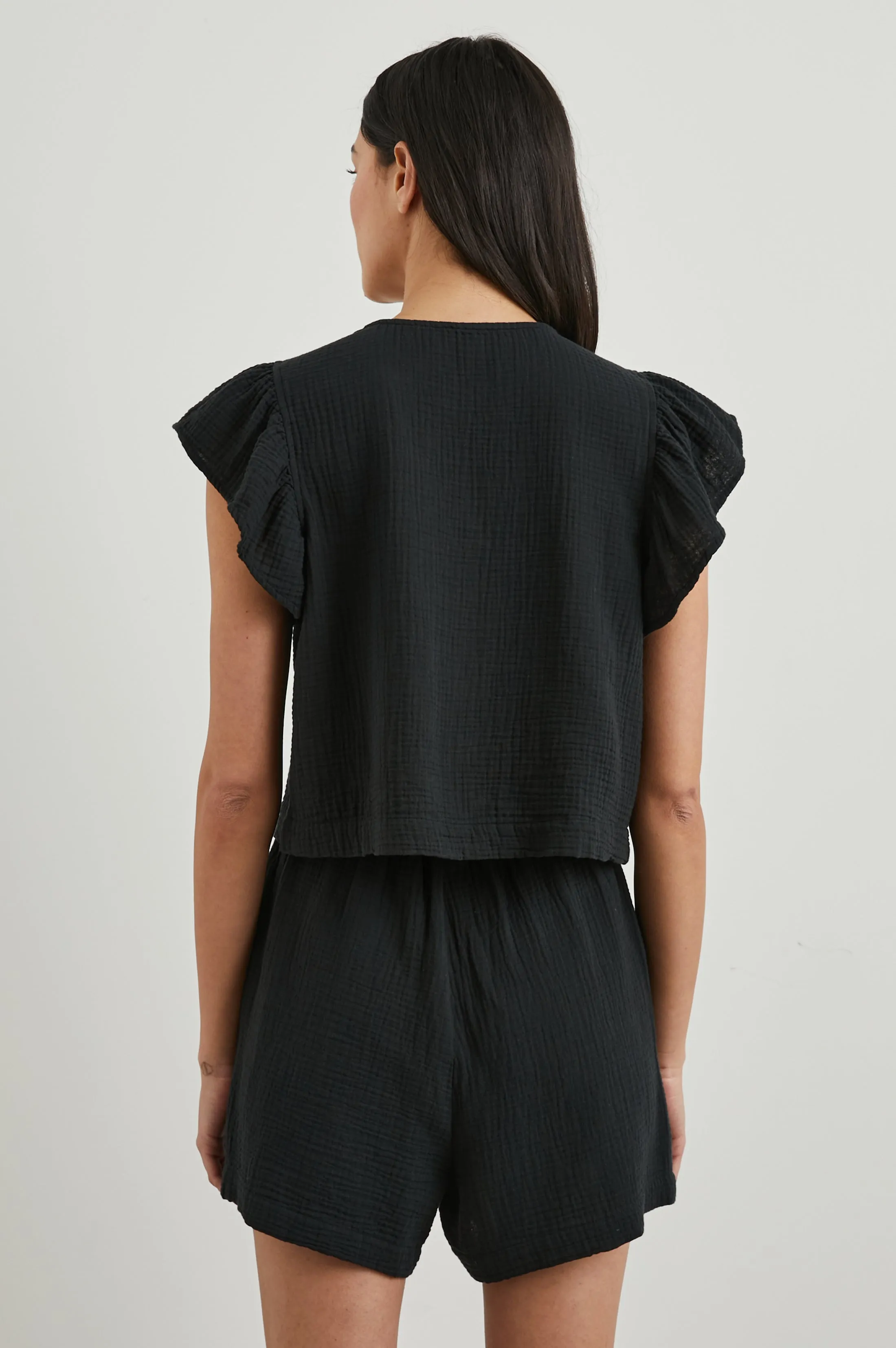 MILEY TOP - BLACK Rails