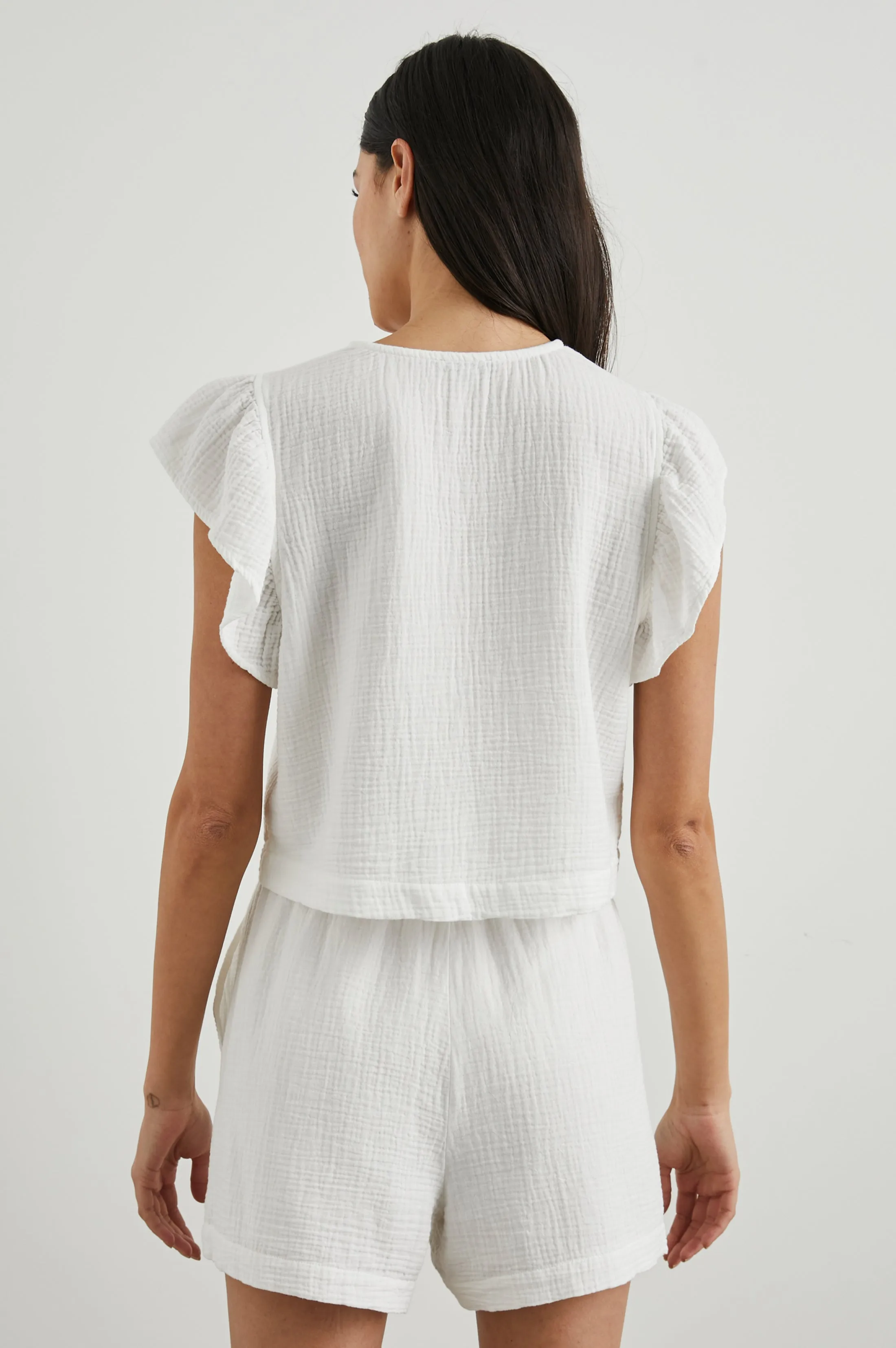 MILEY TOP - WHITE Rails