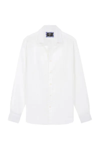 M.J. Bale - Bradfield Linen Shirt - White