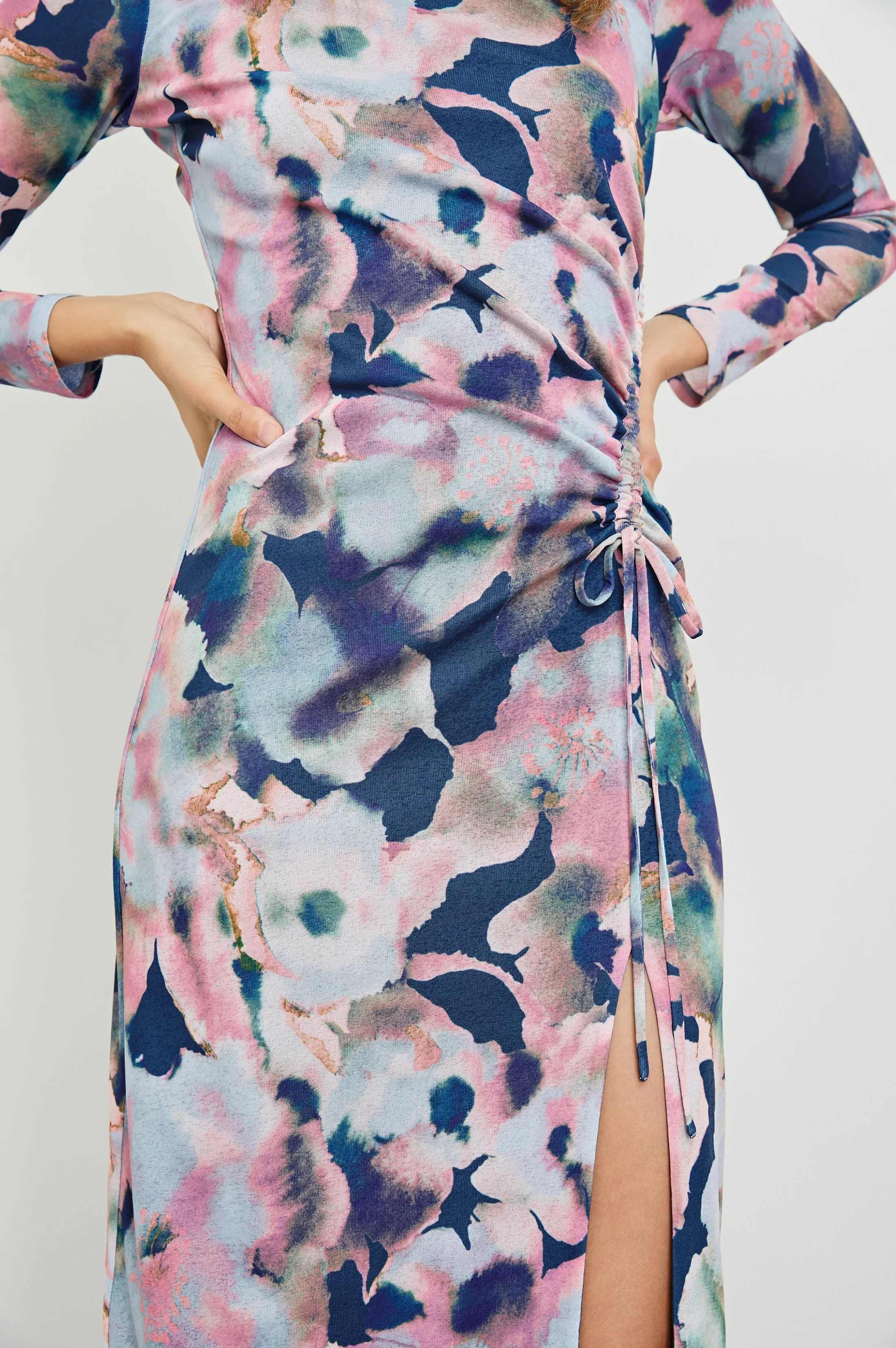 MONA DRESS - MIDNIGHT VERBENA Rails