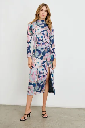 MONA DRESS - MIDNIGHT VERBENA Rails
