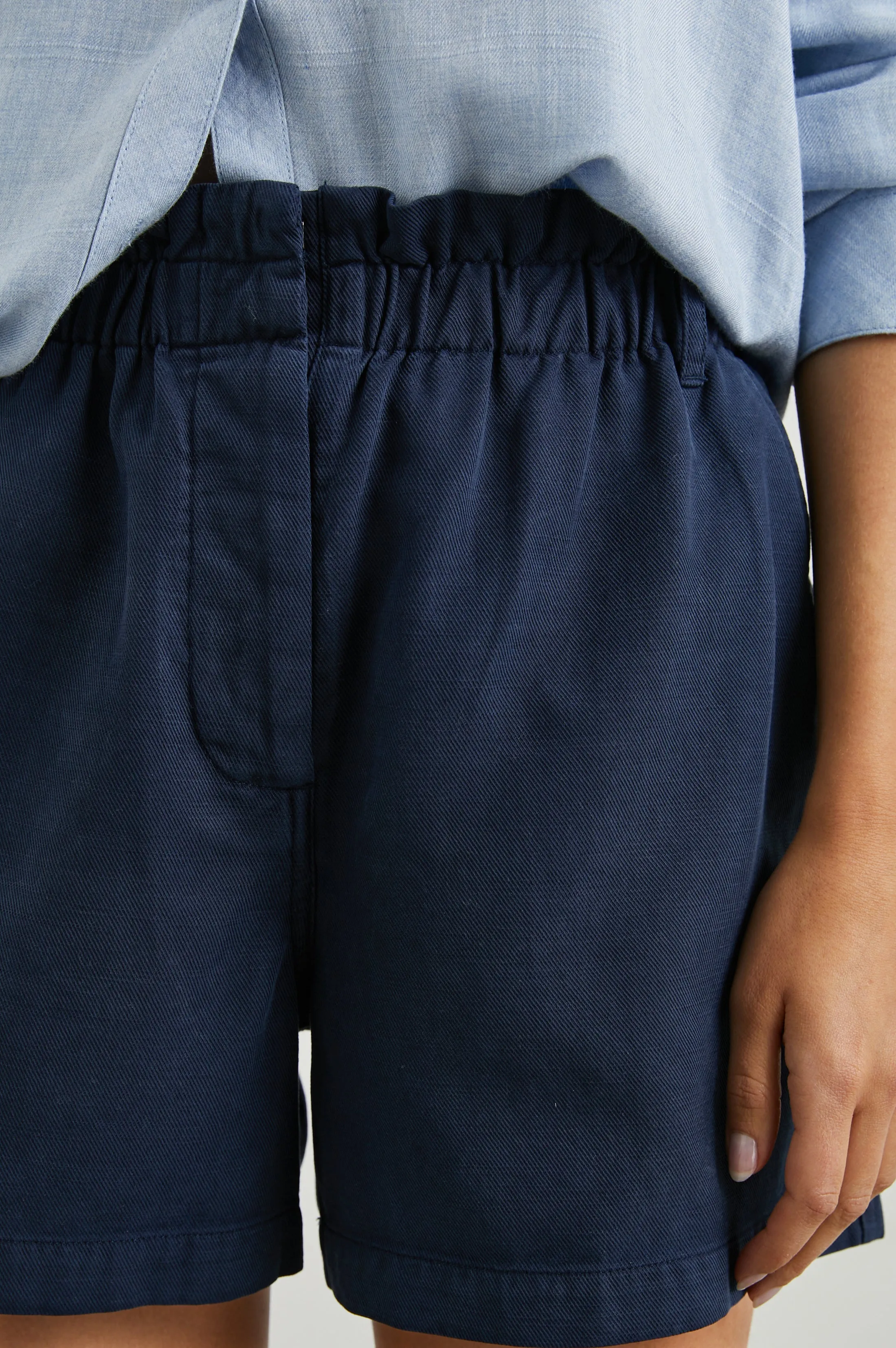 MONTE SHORT - NAVY Rails