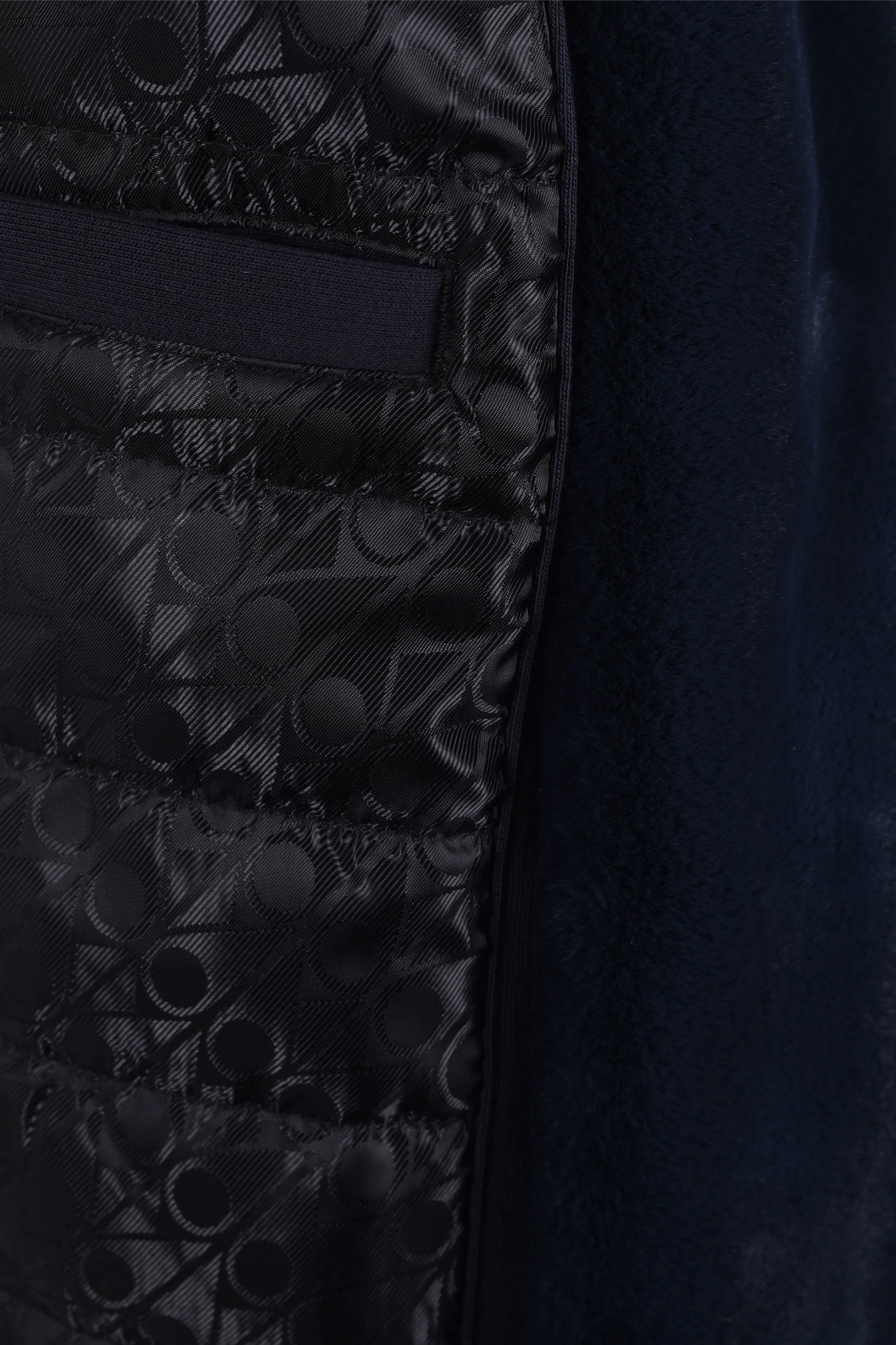 Moose Knuckles Classic Bunny Hooded Full Zip Navy