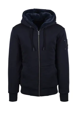 Moose Knuckles Classic Bunny Hooded Full Zip Navy