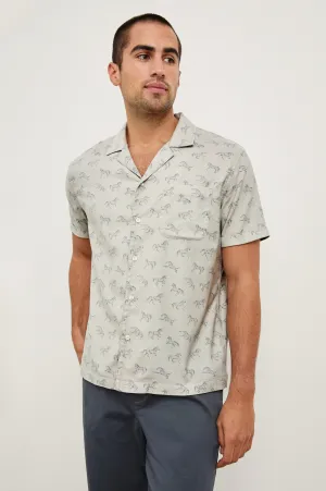 MORENO SHIRT - STALLION PARCHMENT INDIGO Rails
