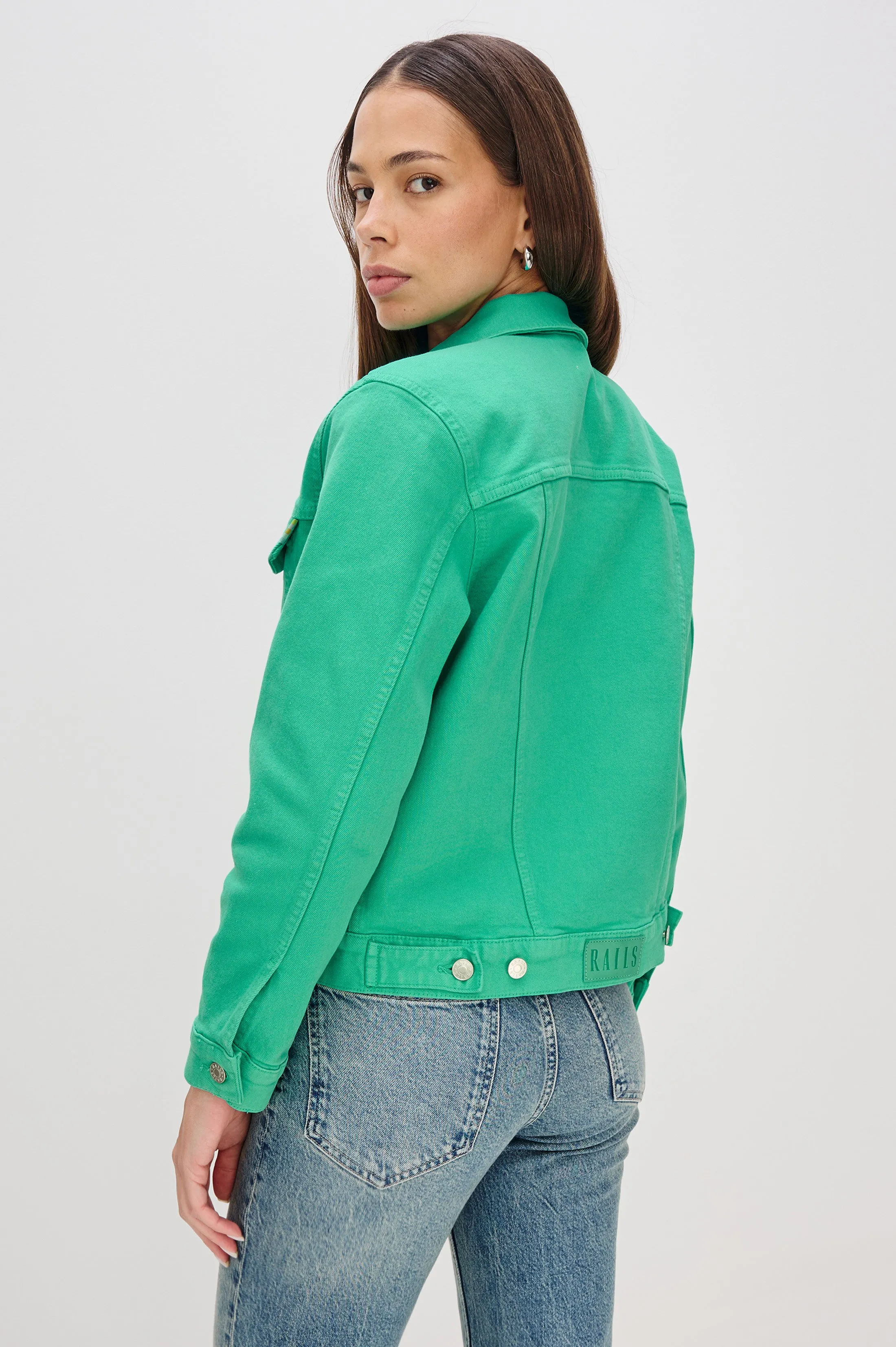 MULHOLLAND JACKET - EMERALD Rails
