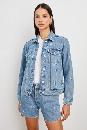 MULHOLLAND JACKET - INDIGO FLORAL Rails