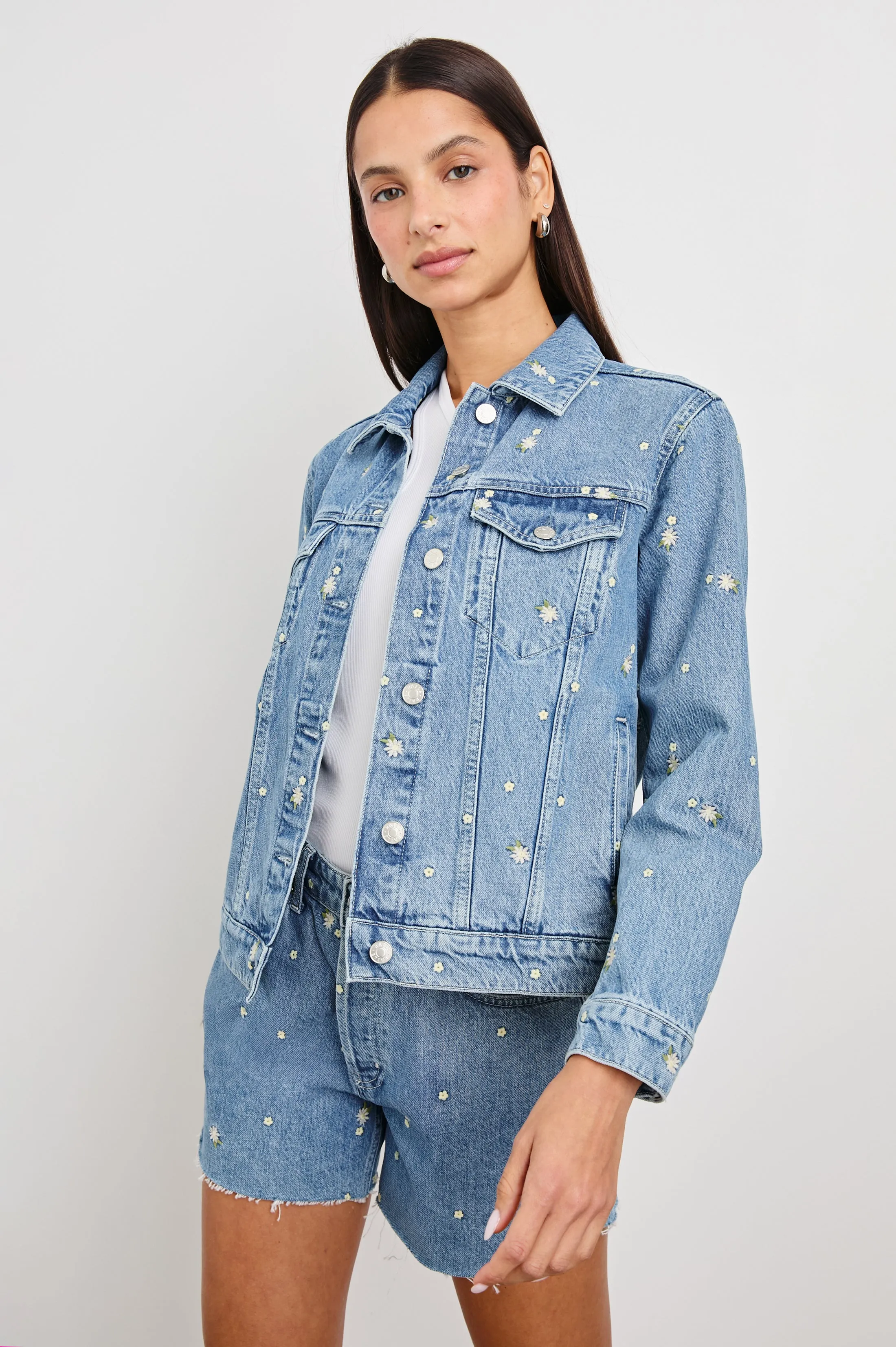 MULHOLLAND JACKET - INDIGO FLORAL Rails