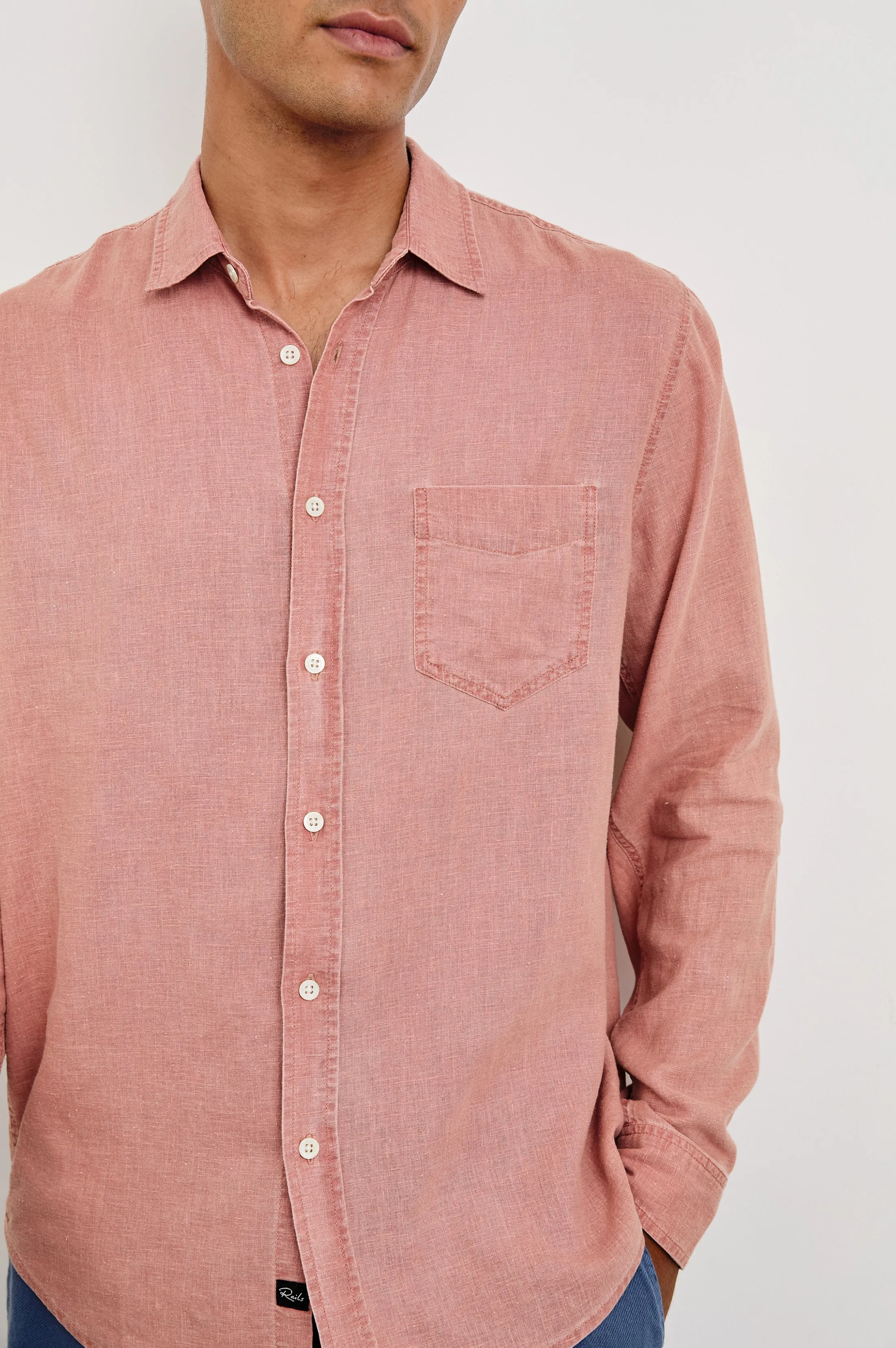 MYKONOS SHIRT - DESERT ROSE Rails