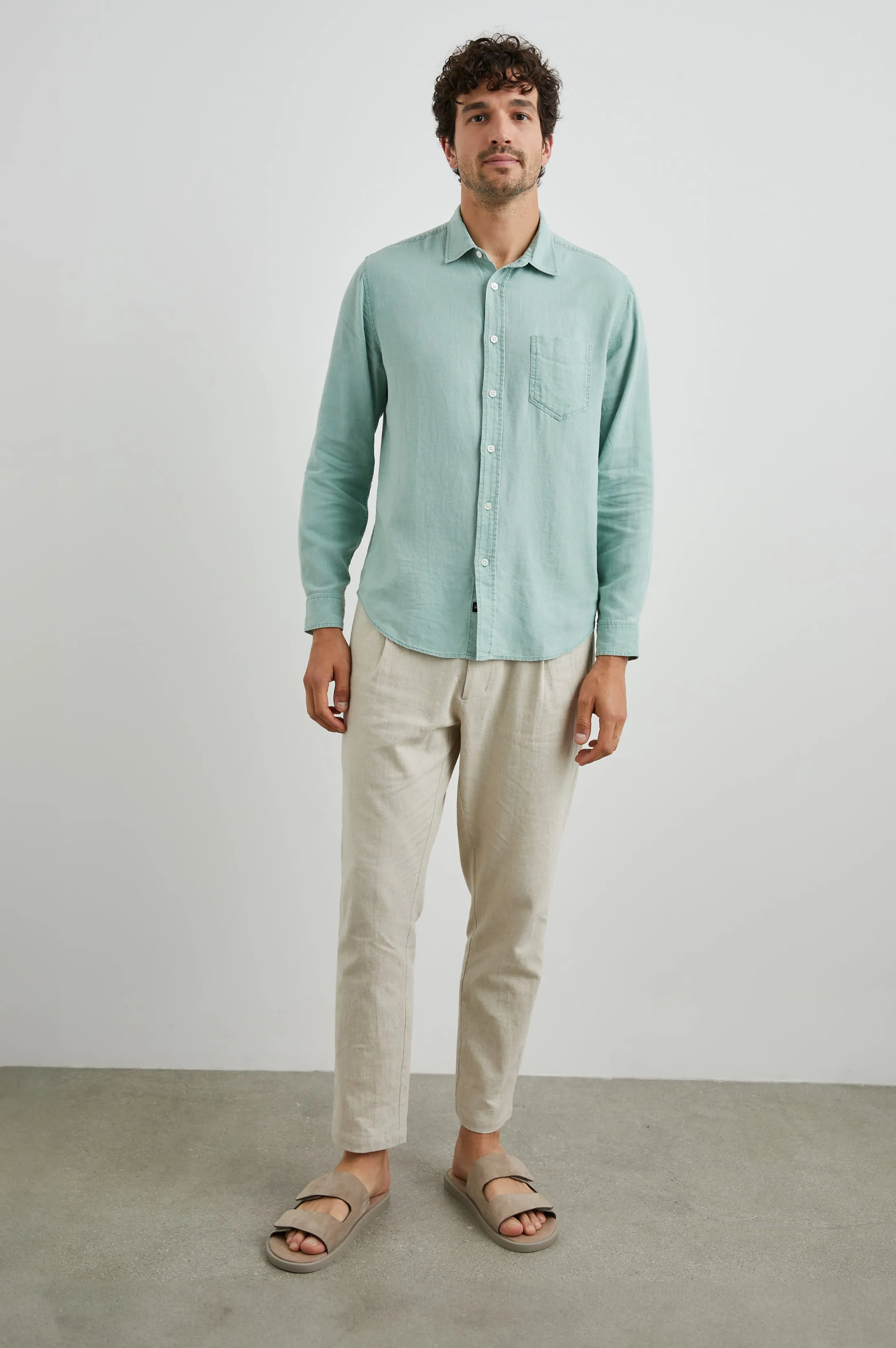 MYKONOS SHIRT - JADE Rails