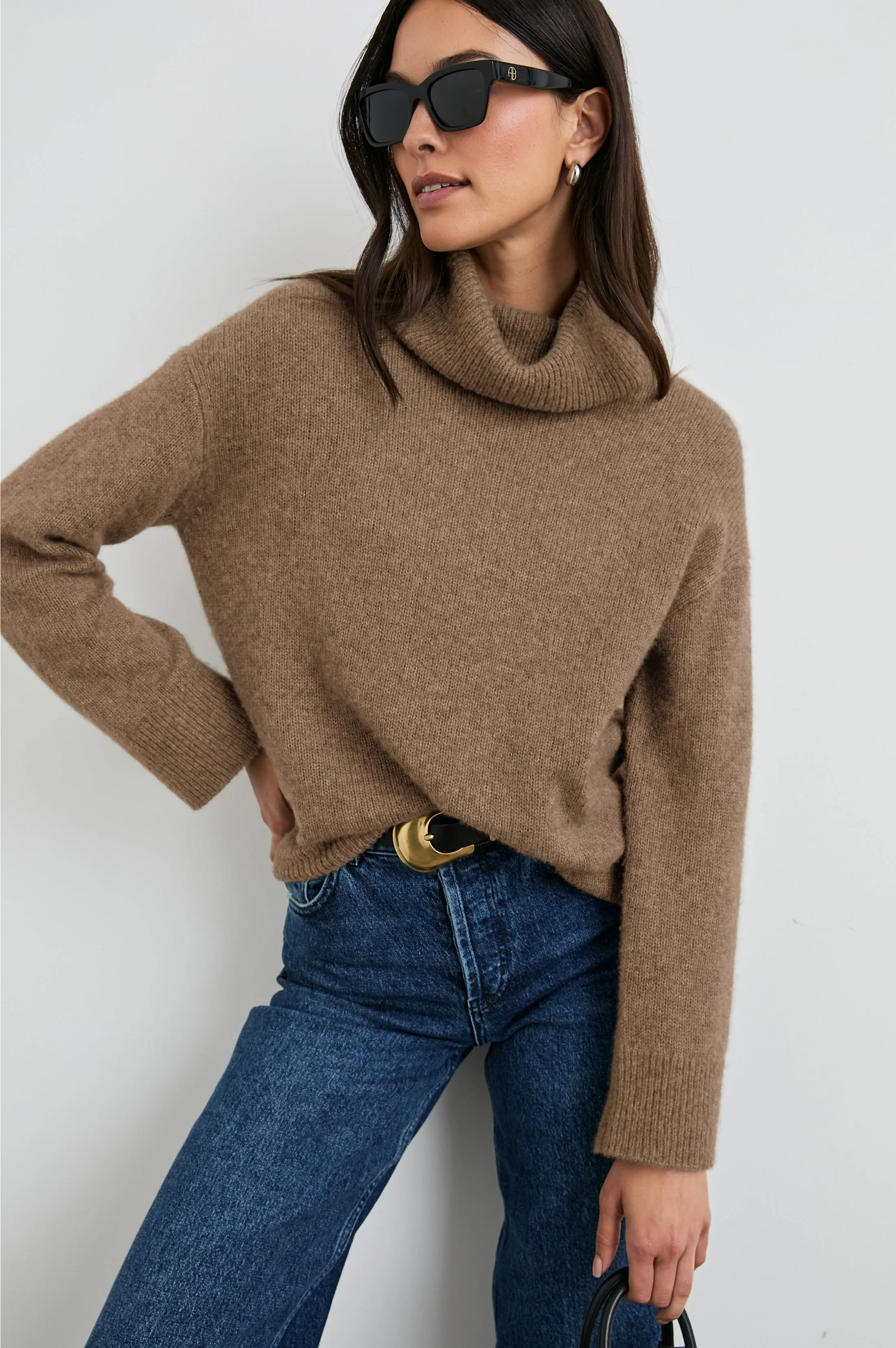 NADINE SWEATER - OATMEAL Rails
