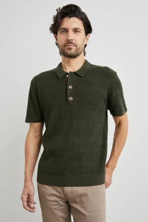 NATHAN POLO SHIRT - ANCIENT OLIVE Rails