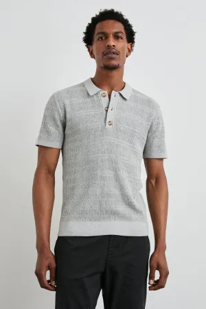 NATHAN POLO SHIRT - CONCRETE MELANGE Rails