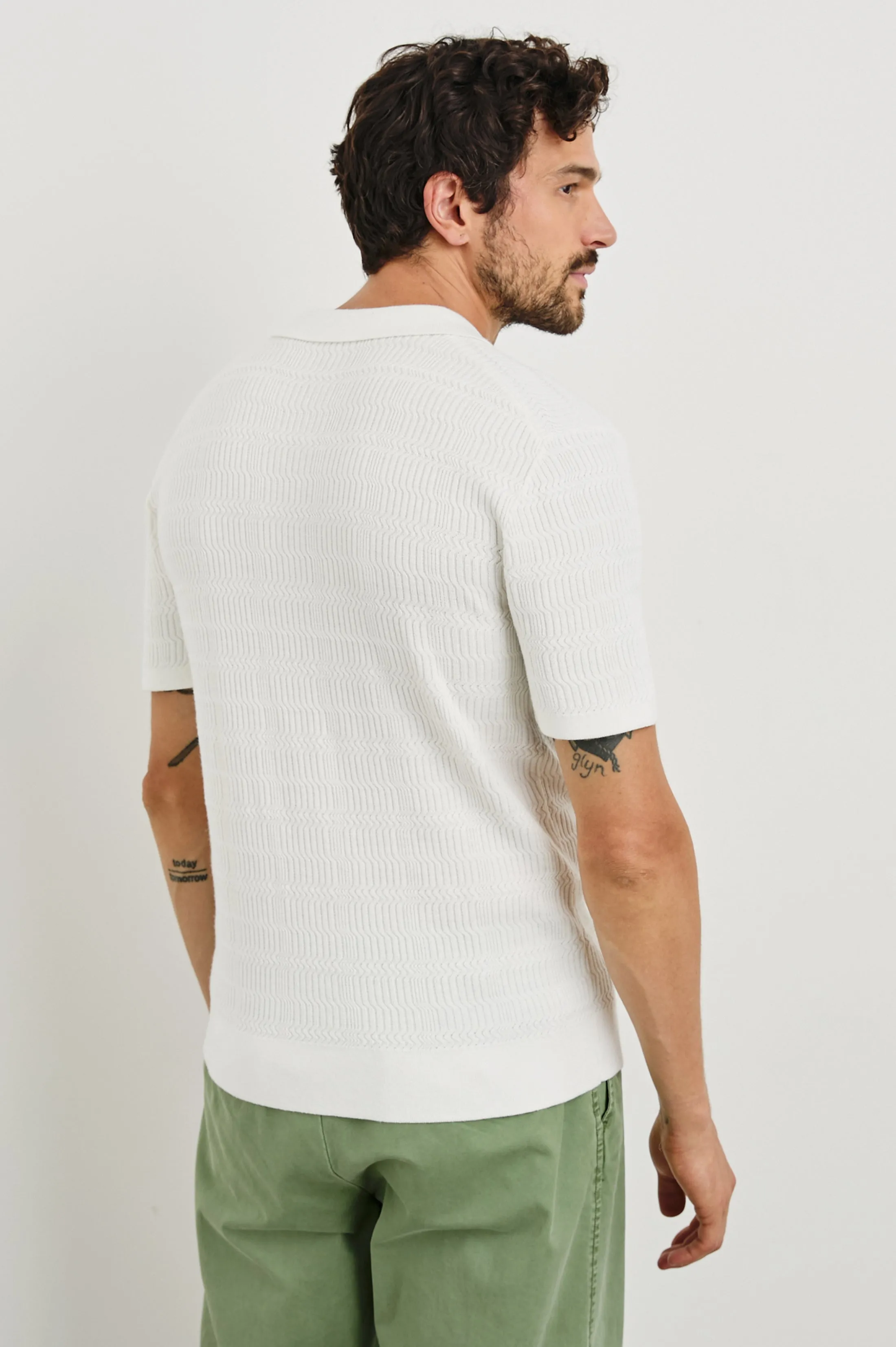 NATHAN POLO SHIRT - WHITE Rails