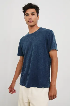 NEIL T-SHIRT - VINTAGE INDIGO Rails