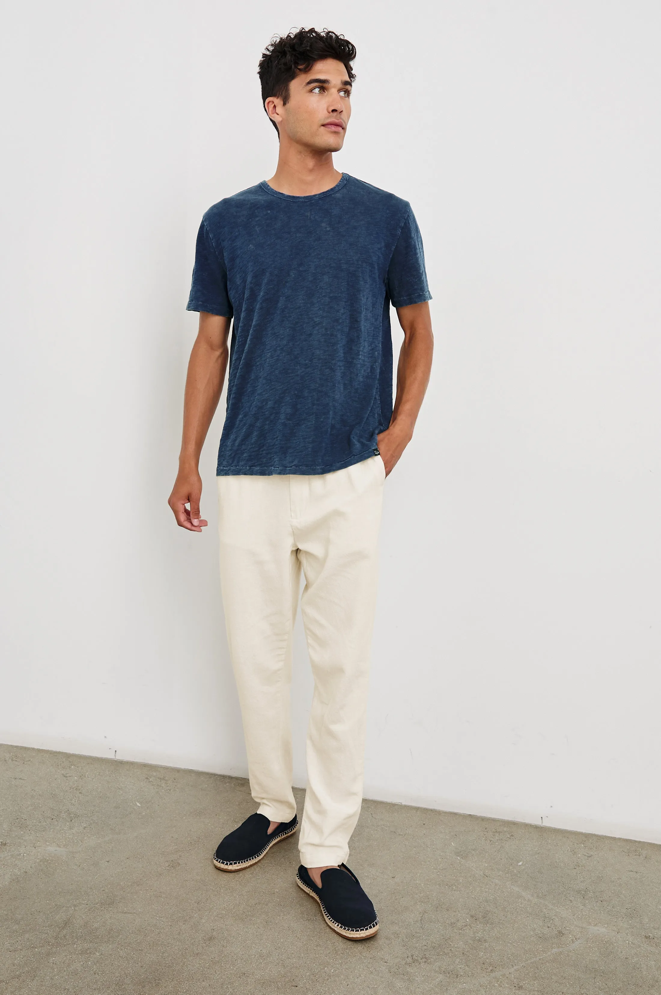 NEIL T-SHIRT - VINTAGE INDIGO Rails