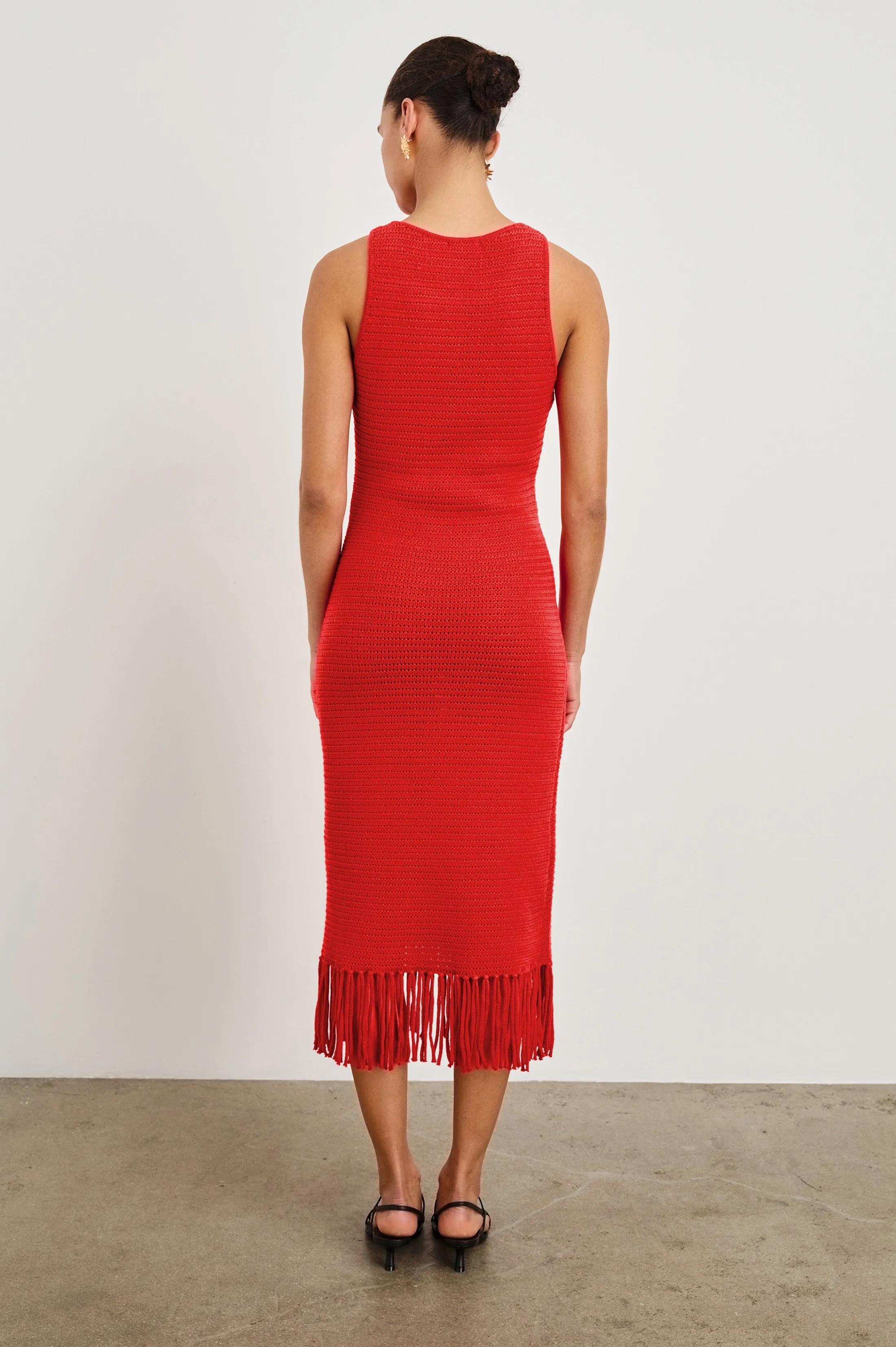 NIA DRESS - CHERRY Rails