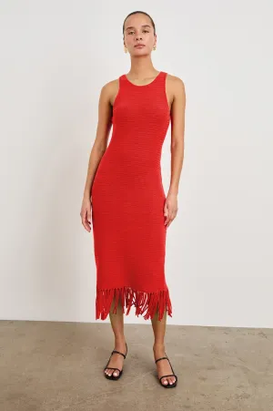 NIA DRESS - CHERRY Rails