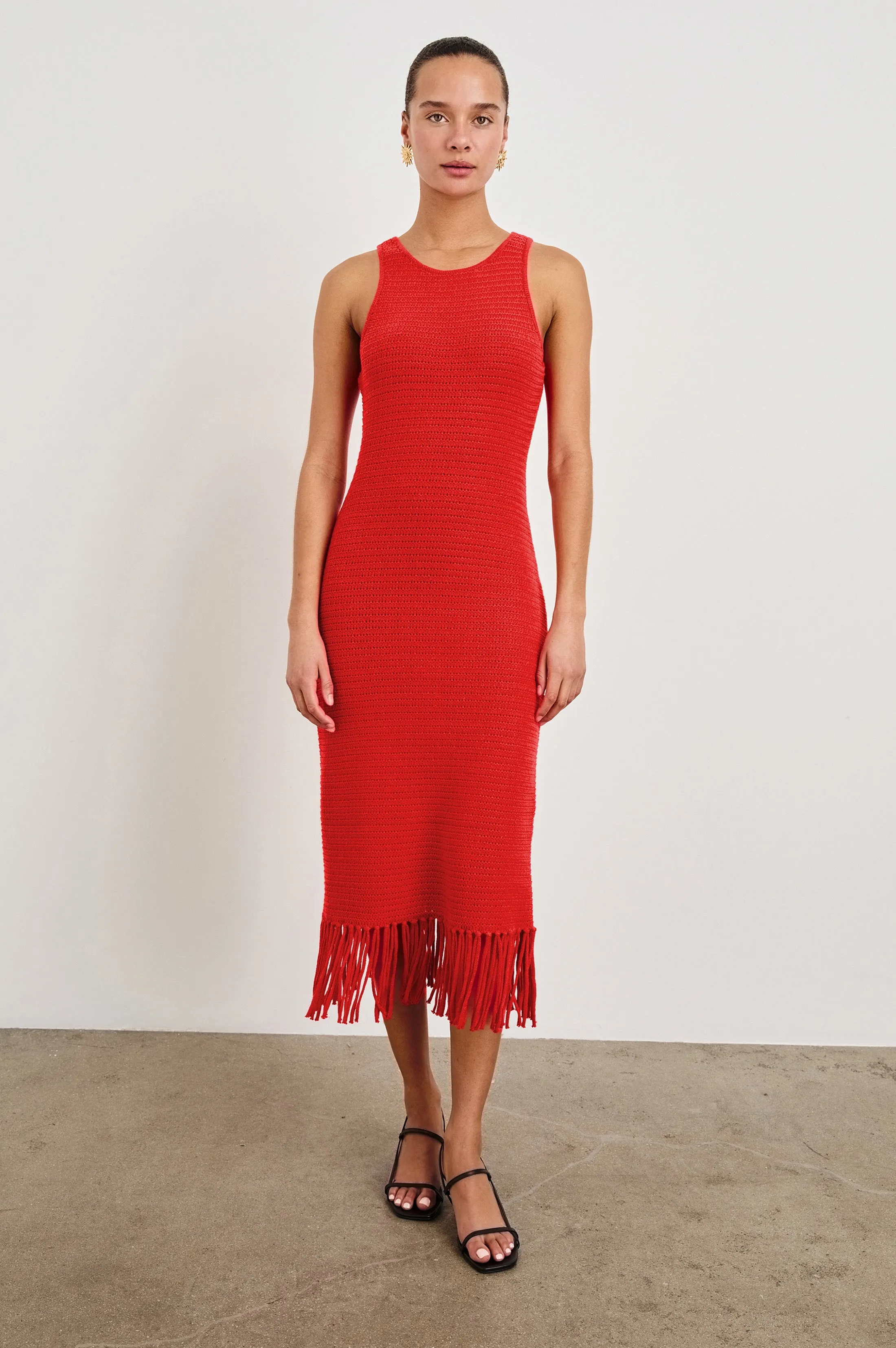 NIA DRESS - CHERRY Rails
