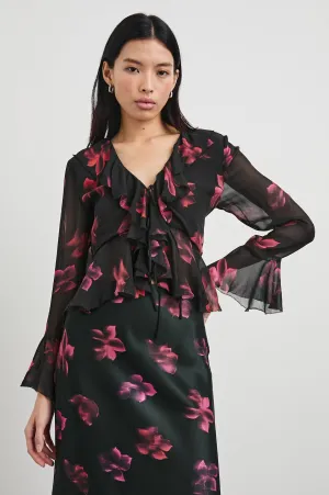 NICOLETTA TOP - DARK AZALEA Rails