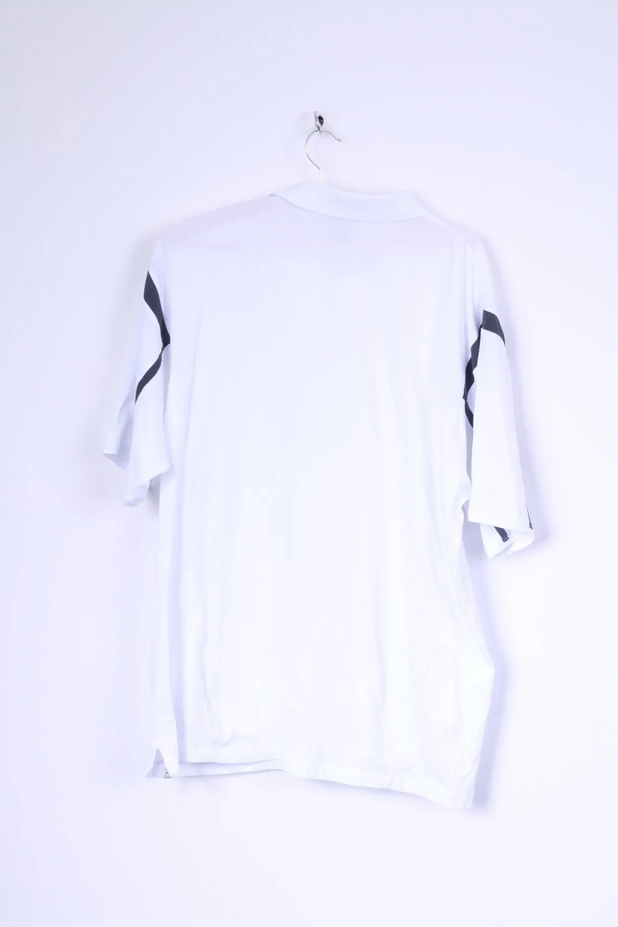 Nike Mens XL 188 Polo Shirt White Cotton Dri-Fit Sport Training
