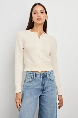 NORAH CARDIGAN - IVORY Rails