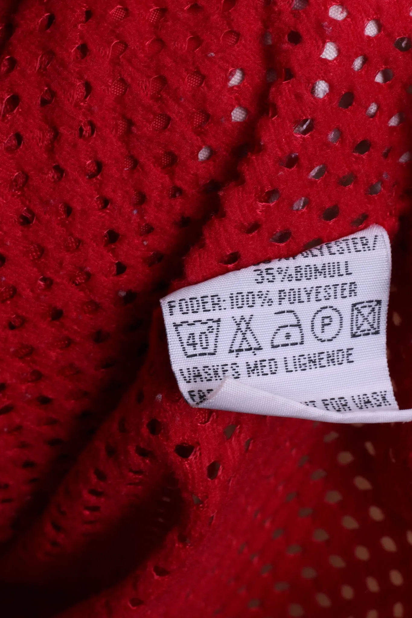 Norheim Womens S/M Jacket Hood Red Cream Sides Fur On The Hood