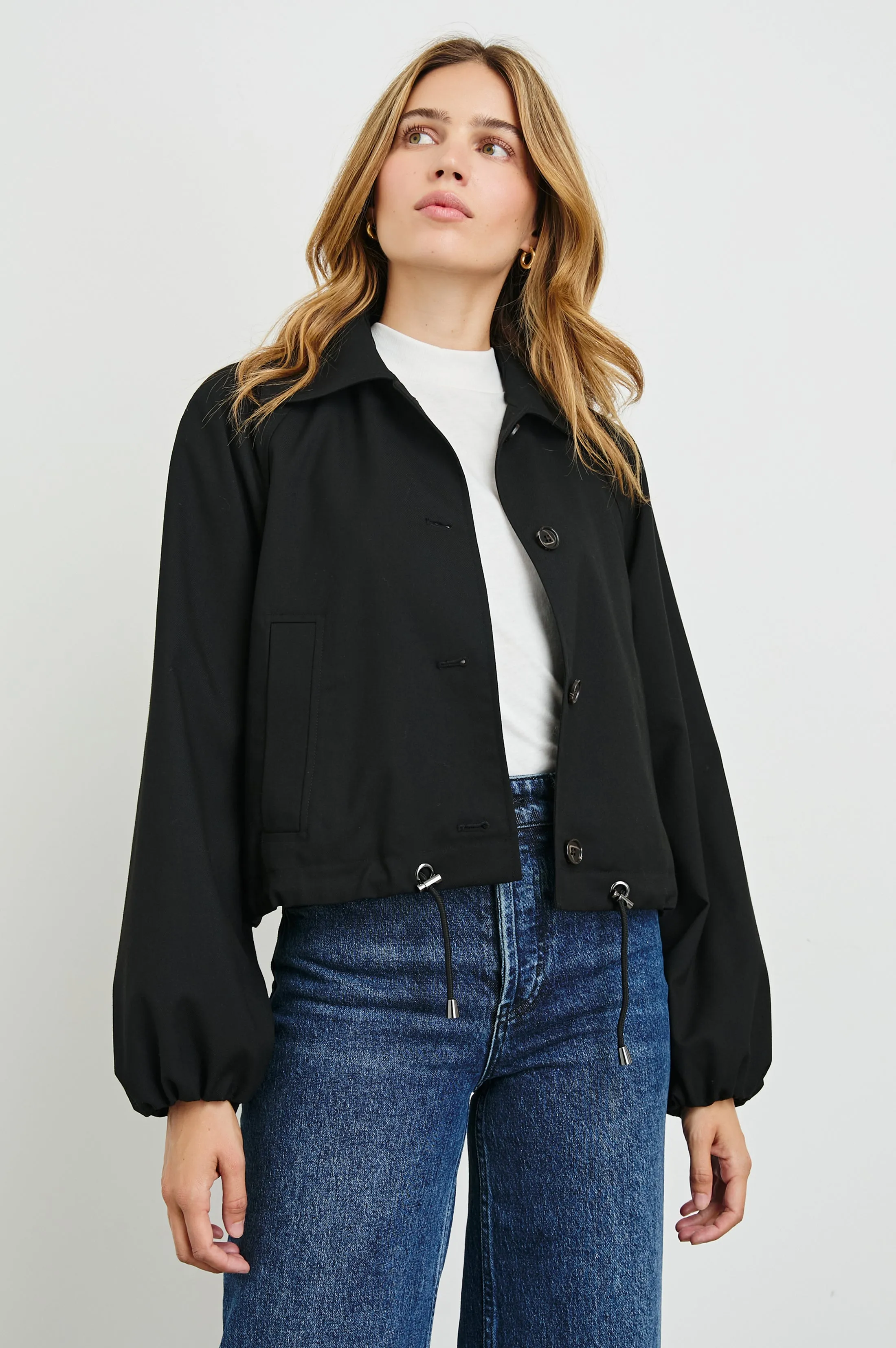 NORTH JACKET - BLACK TWILL Rails