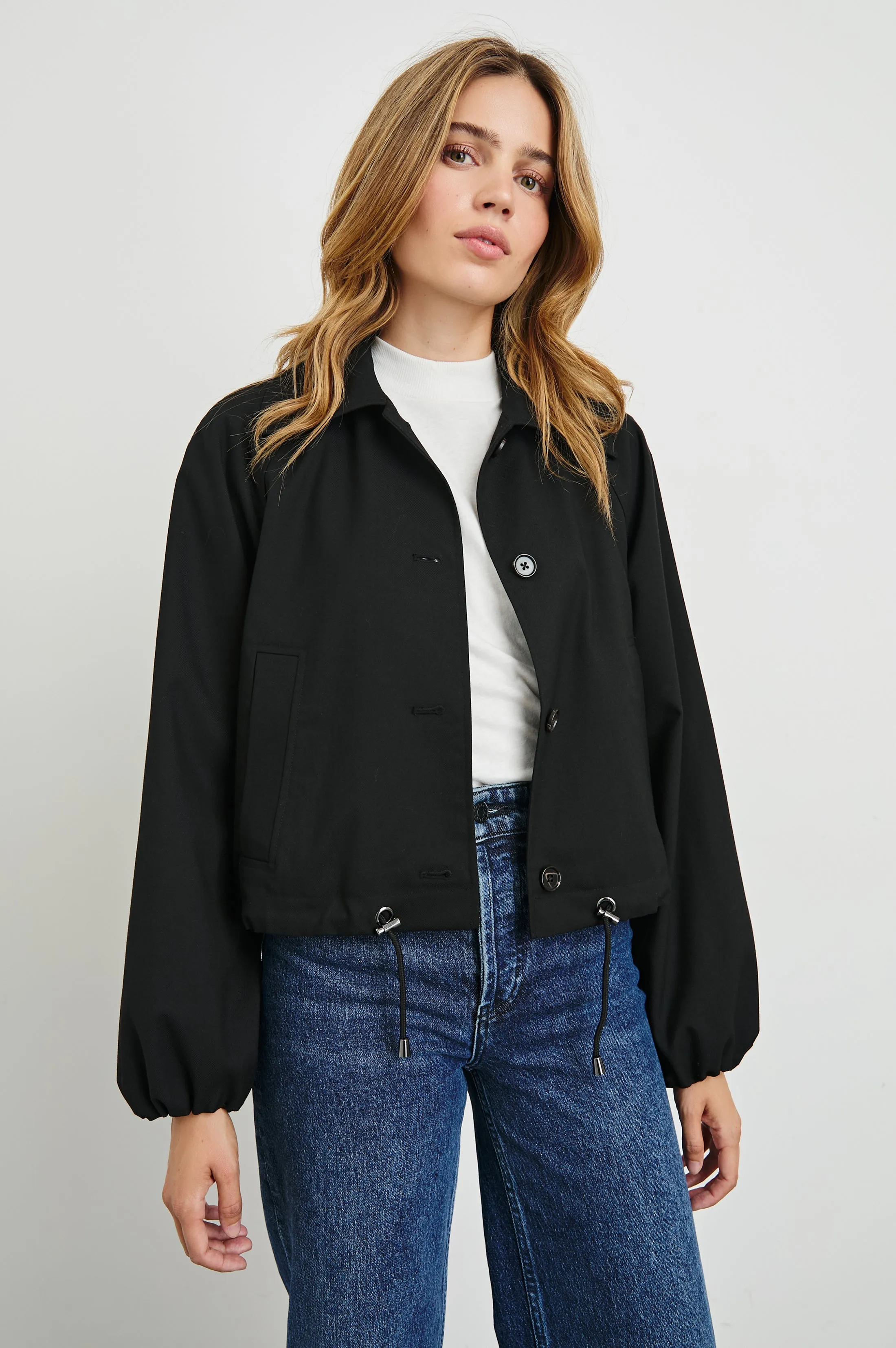 NORTH JACKET - BLACK TWILL Rails