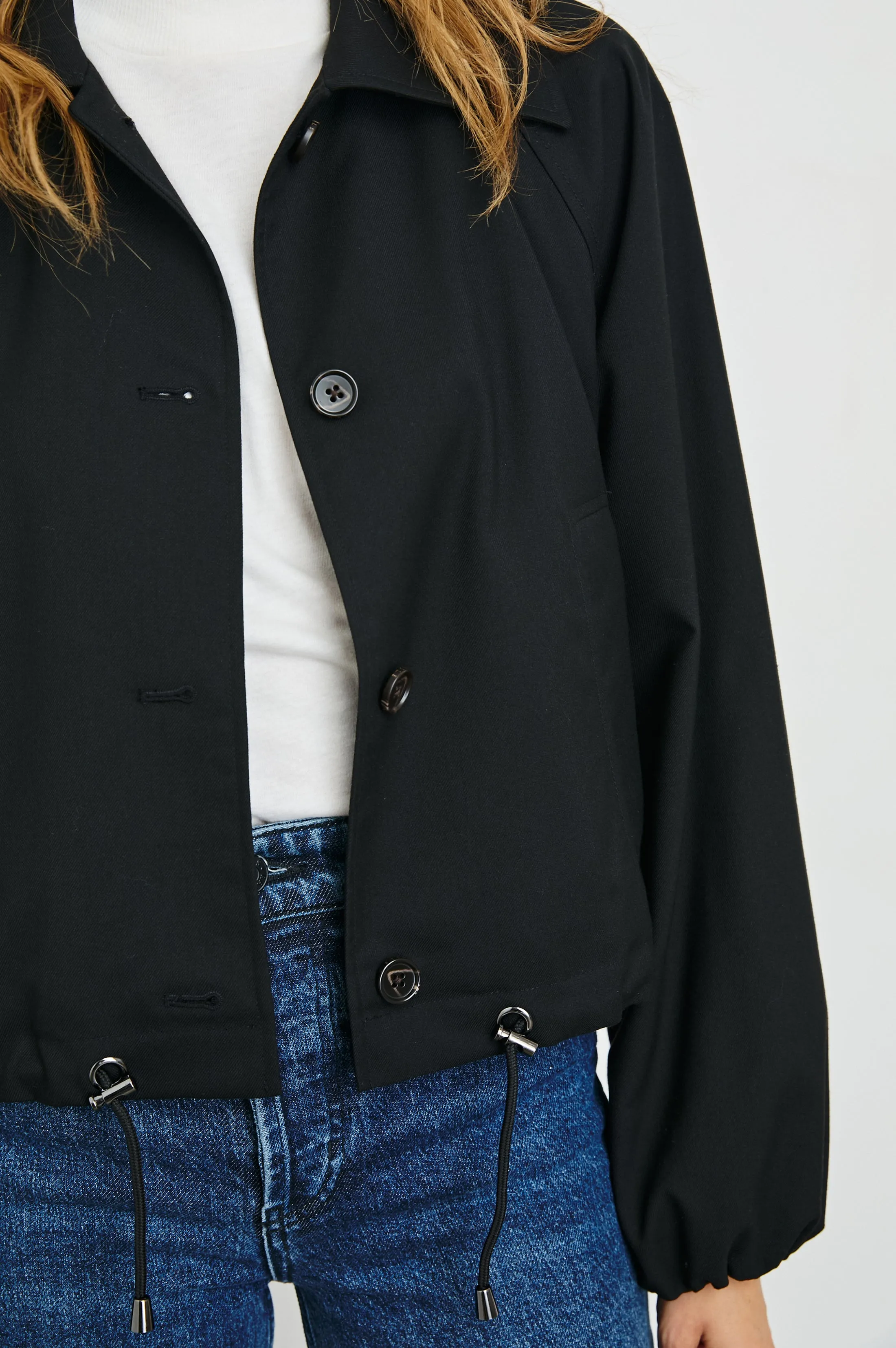 NORTH JACKET - BLACK TWILL Rails