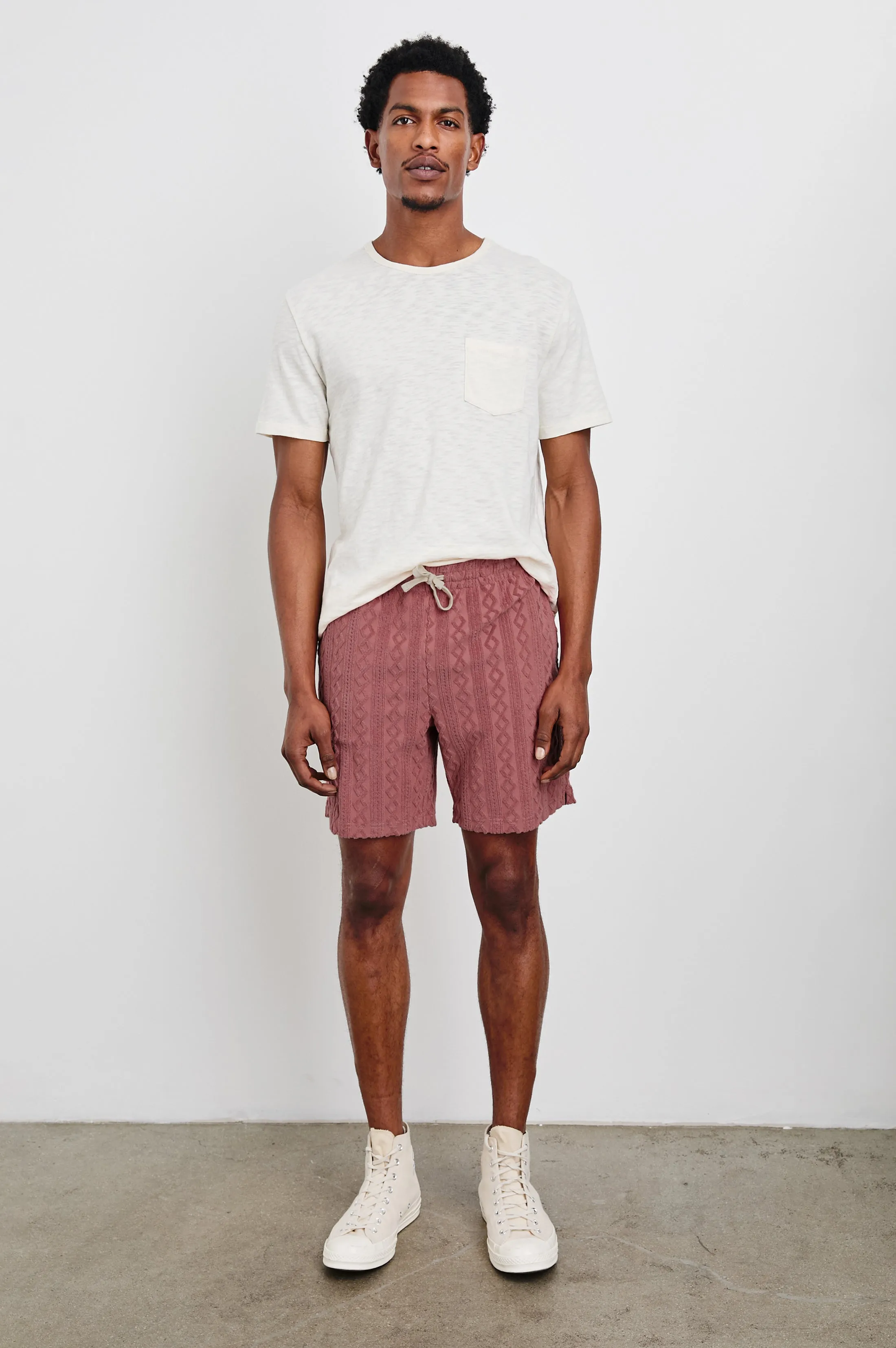 NOVA SHORT - FADED RED Rails