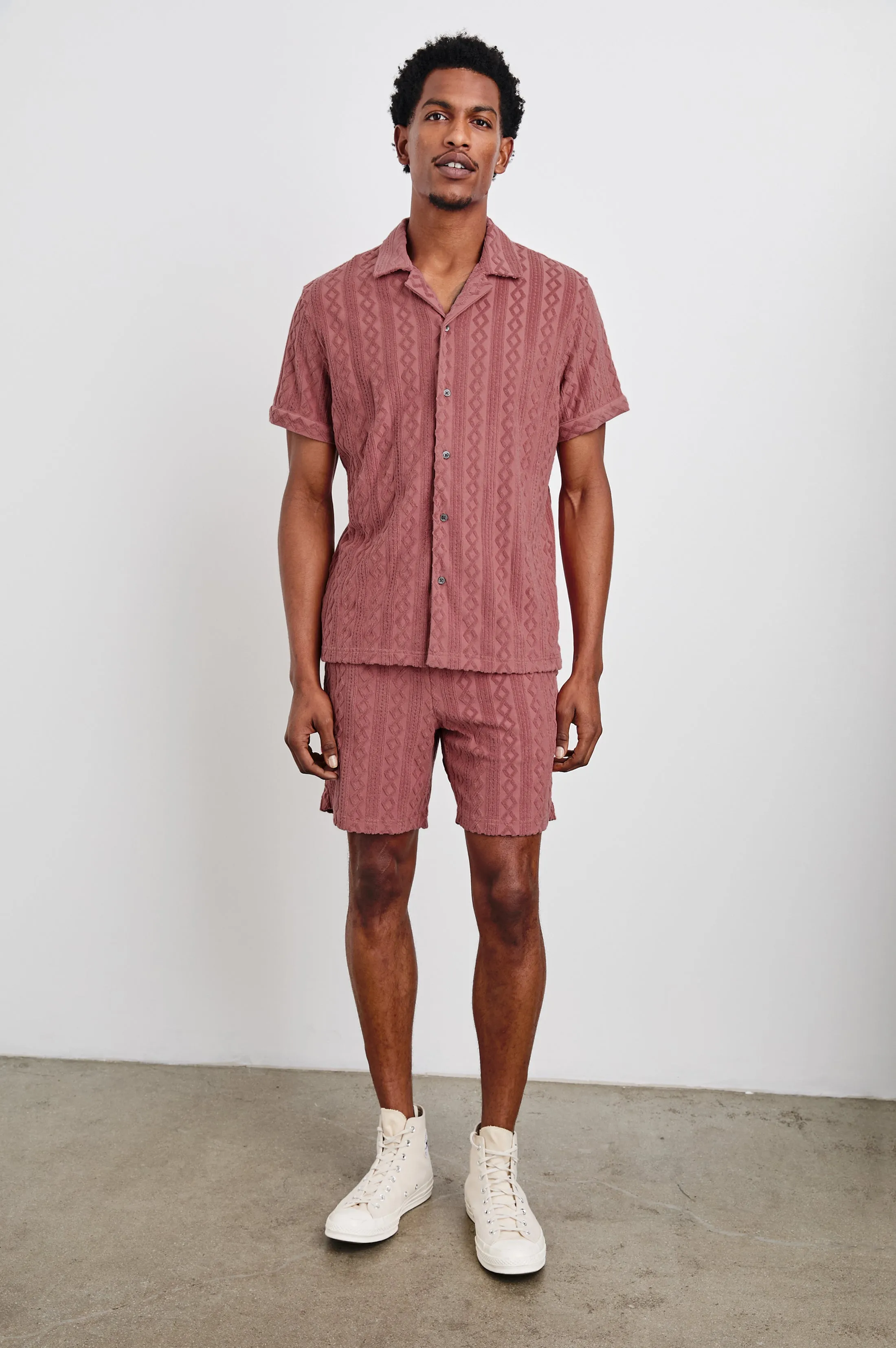 NOVA SHORT - FADED RED Rails