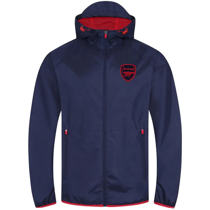 Official Arsenal FC Mens Shower Jacket