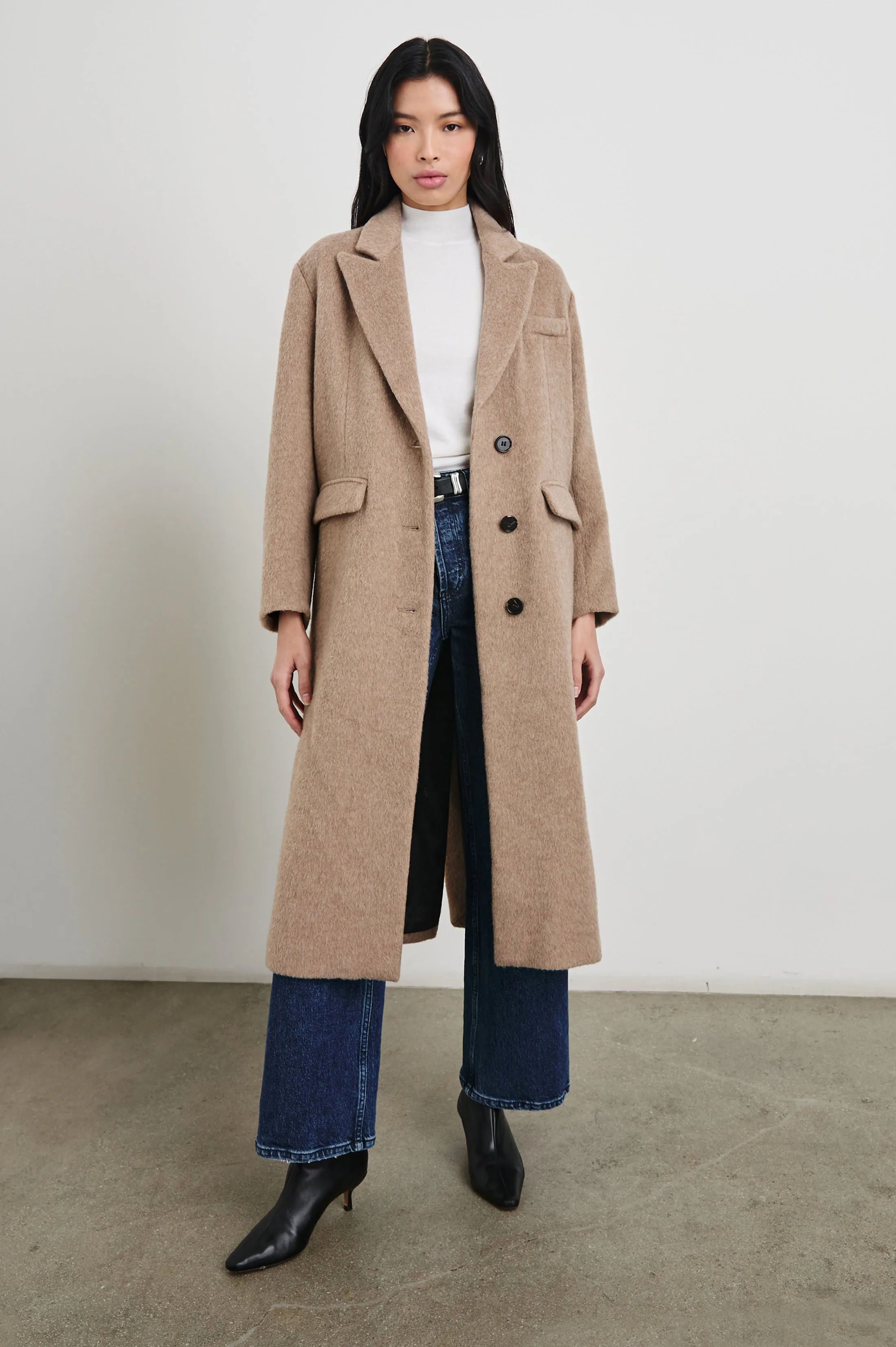 OPERA COAT - HEATHER LATTE Rails