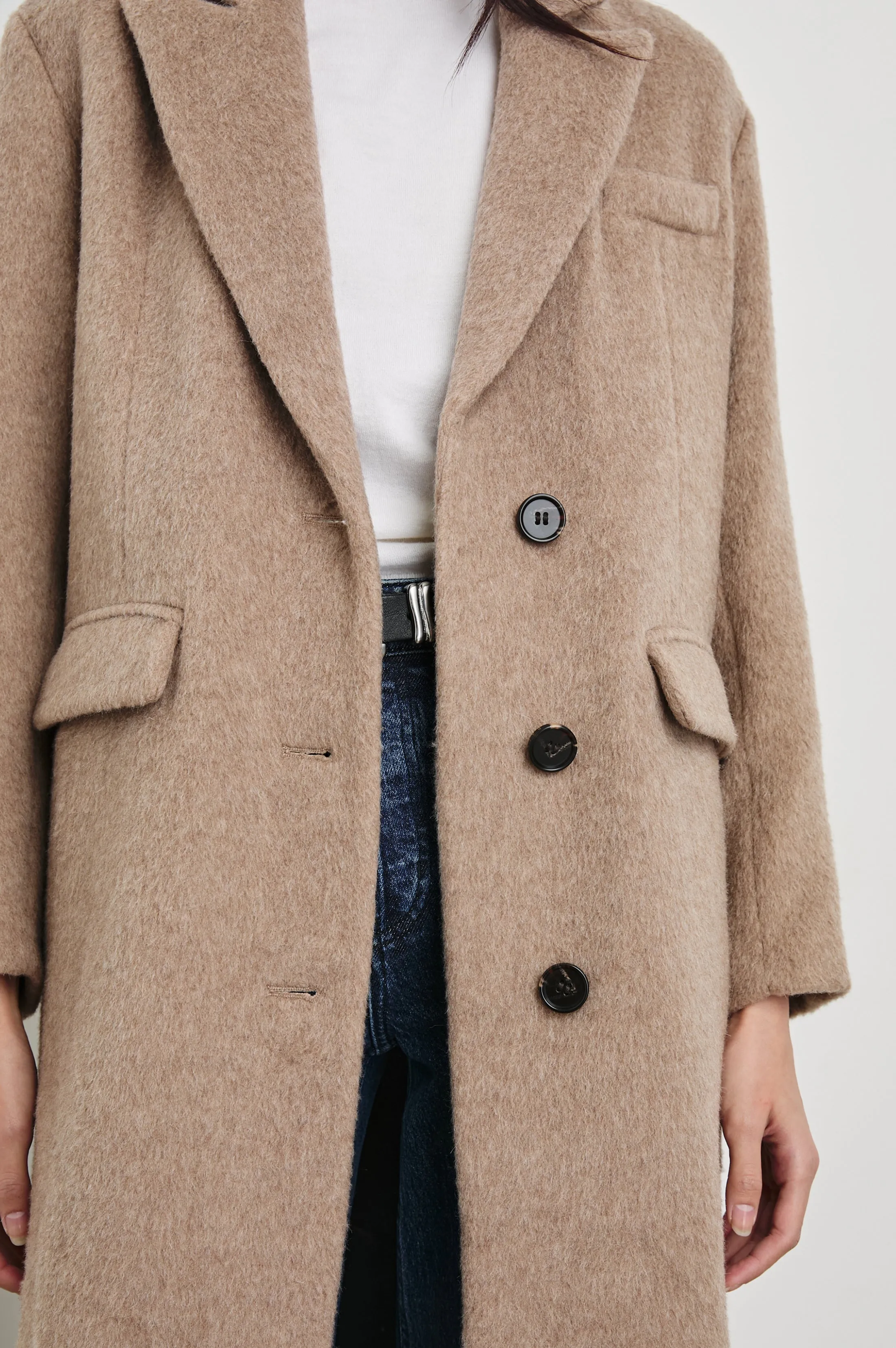 OPERA COAT - HEATHER LATTE Rails