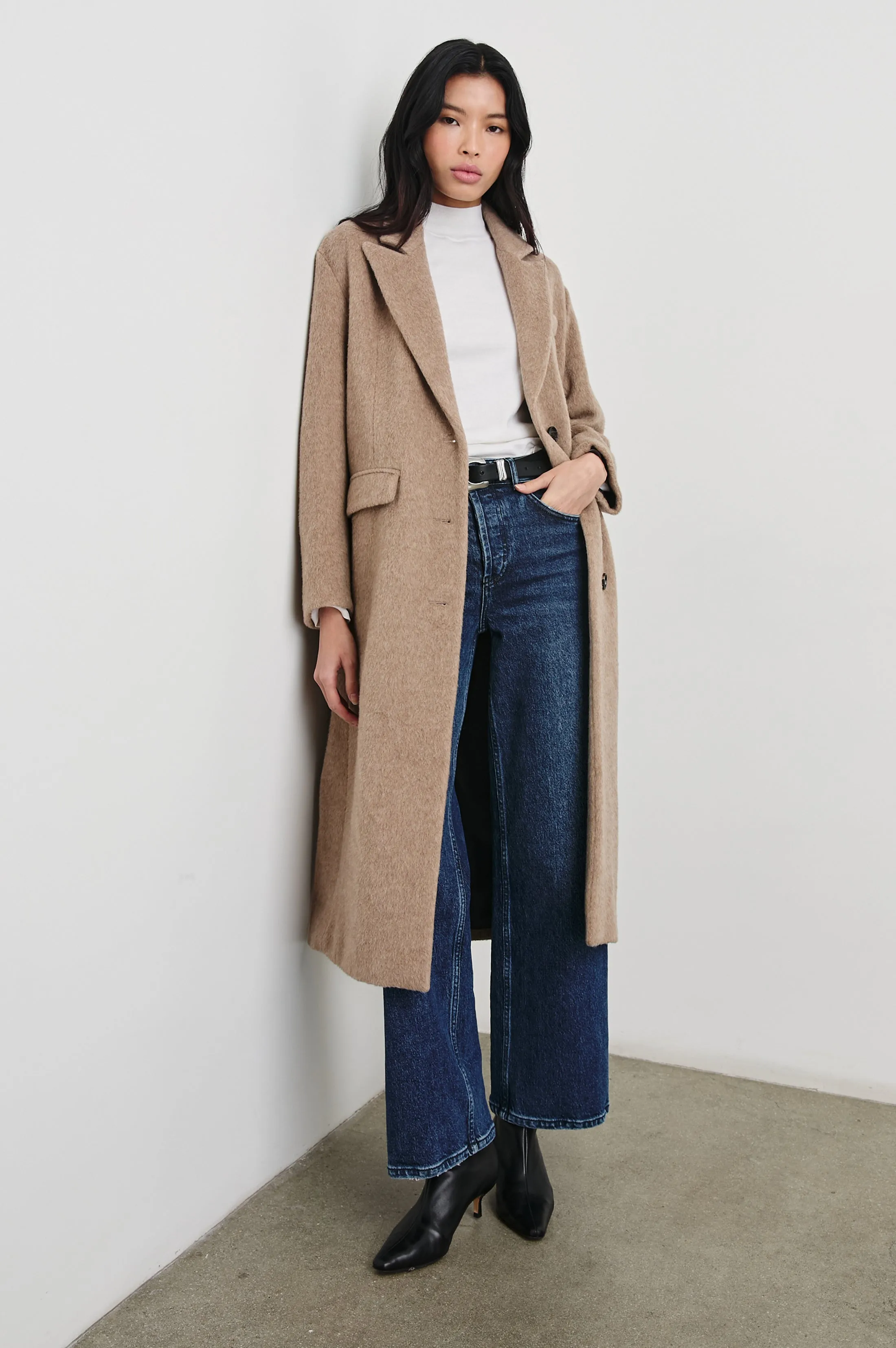 OPERA COAT - HEATHER LATTE Rails