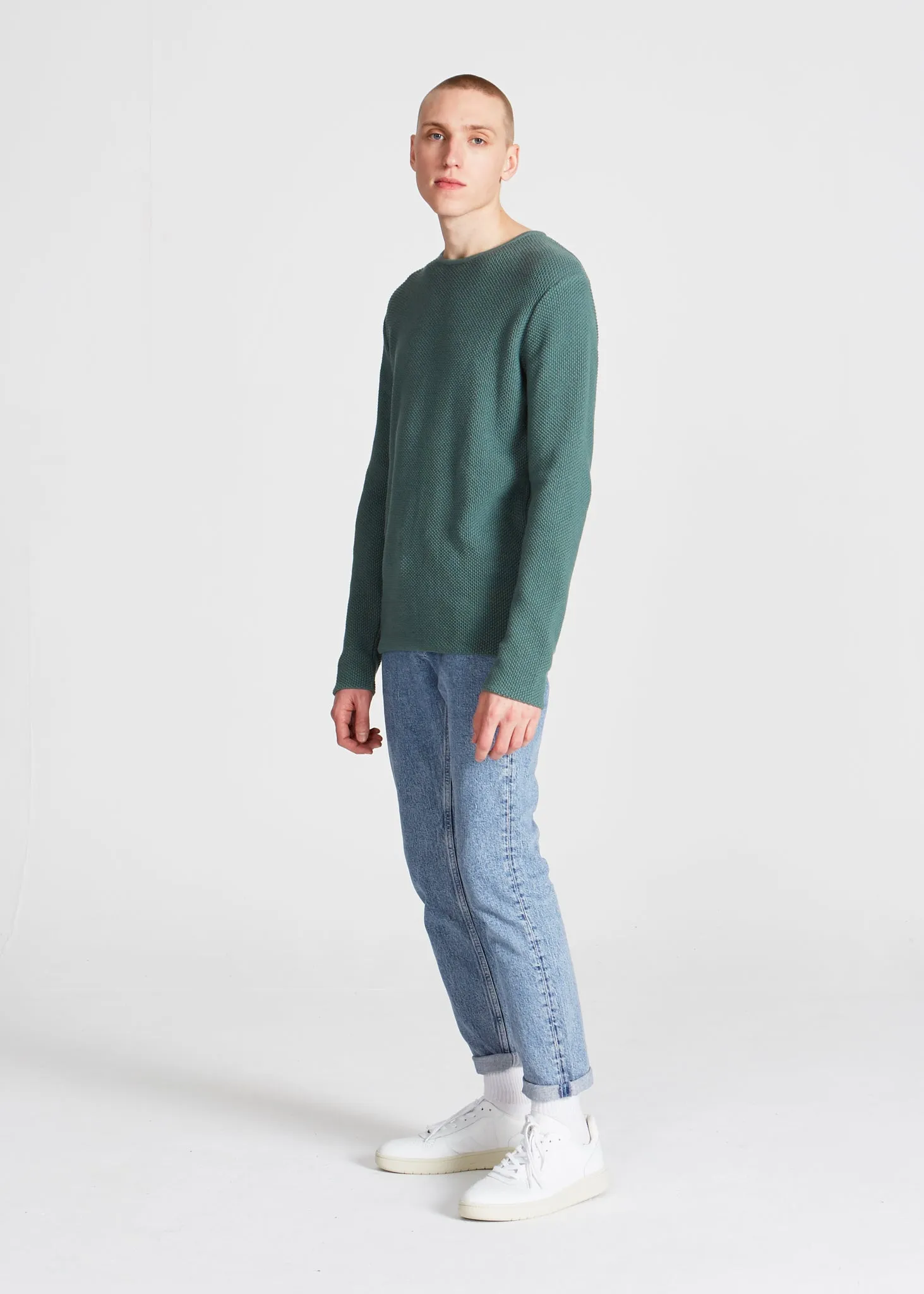 Organic Cotton Knit Sweater COLE - Mint Givn Berlin