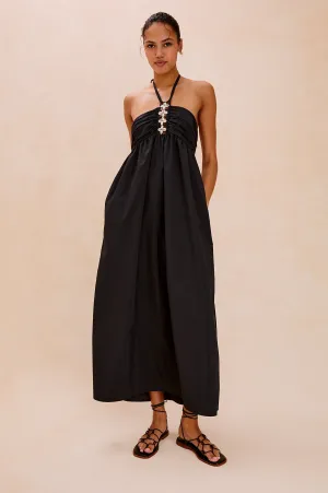 PALAZZO DRESS - BLACK Rails