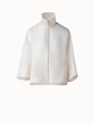 Panama Silk Organza Volume Jacket Akris