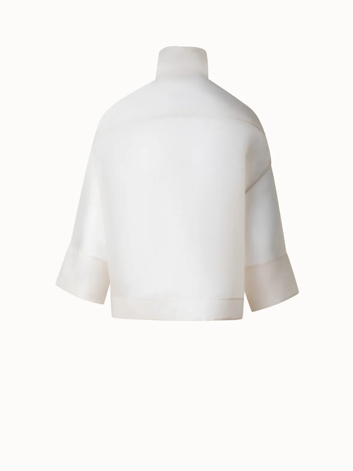 Panama Silk Organza Volume Jacket Akris