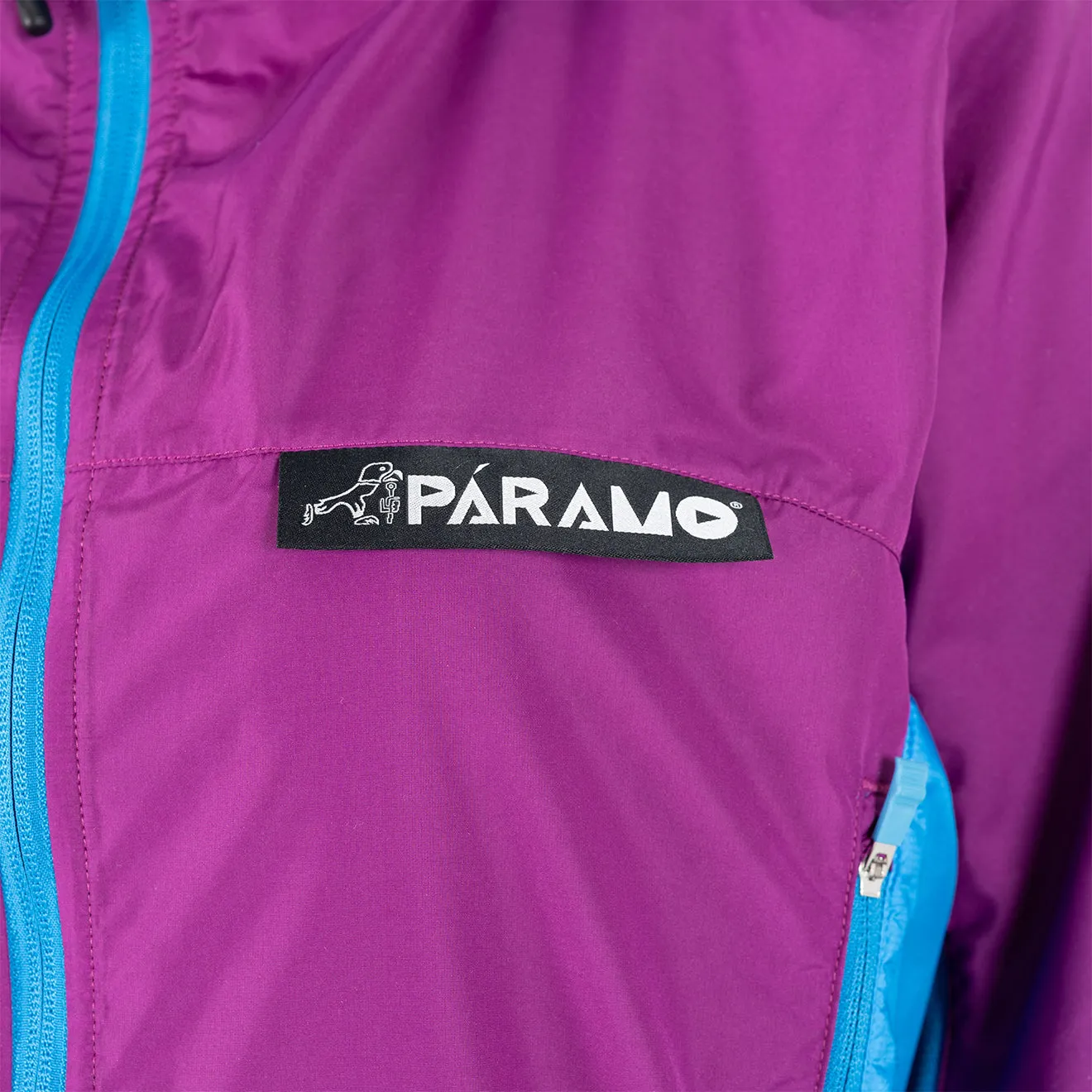 Paramo Womens Velez Jacket Foxglove / Neon Blue