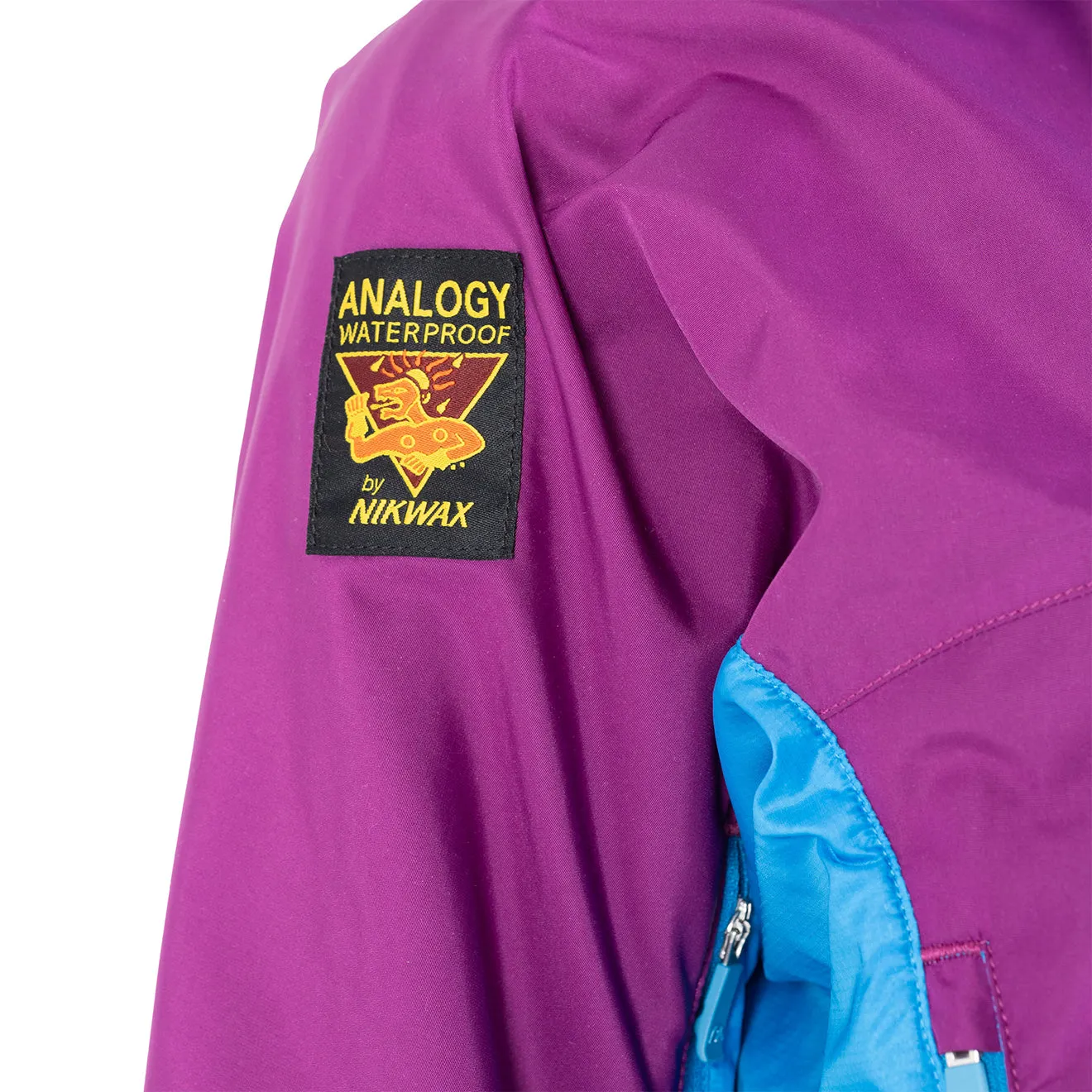 Paramo Womens Velez Jacket Foxglove / Neon Blue