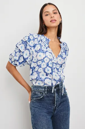 PARIS TOP - BLUE FLORAL Rails